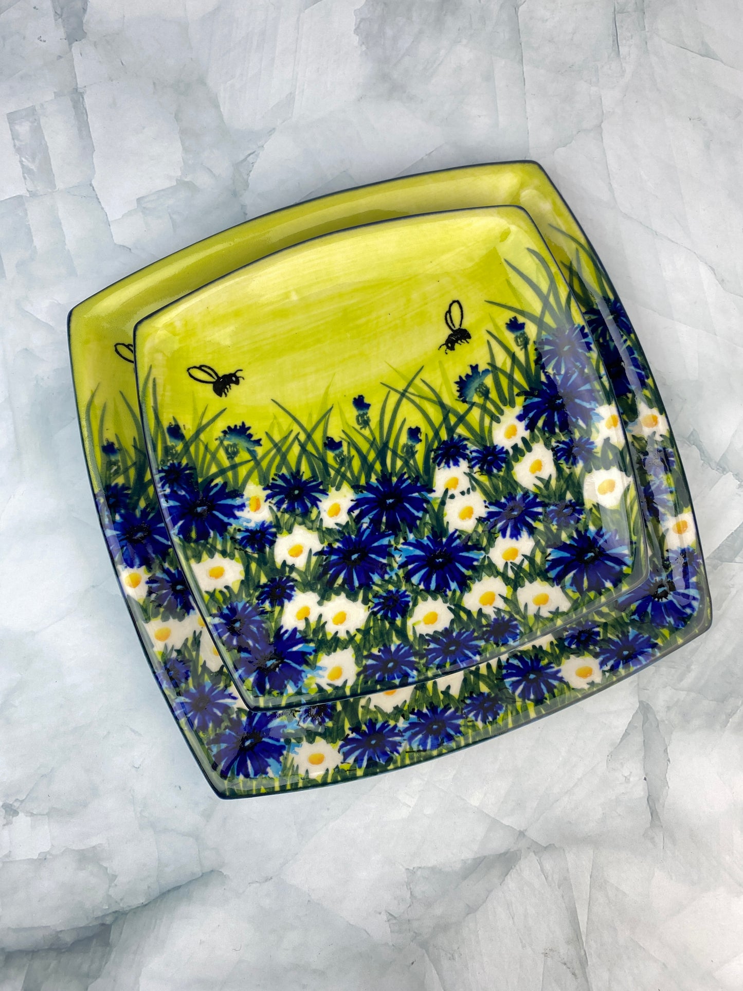 SALE Moja Square Dinner Plate / Serving Dish