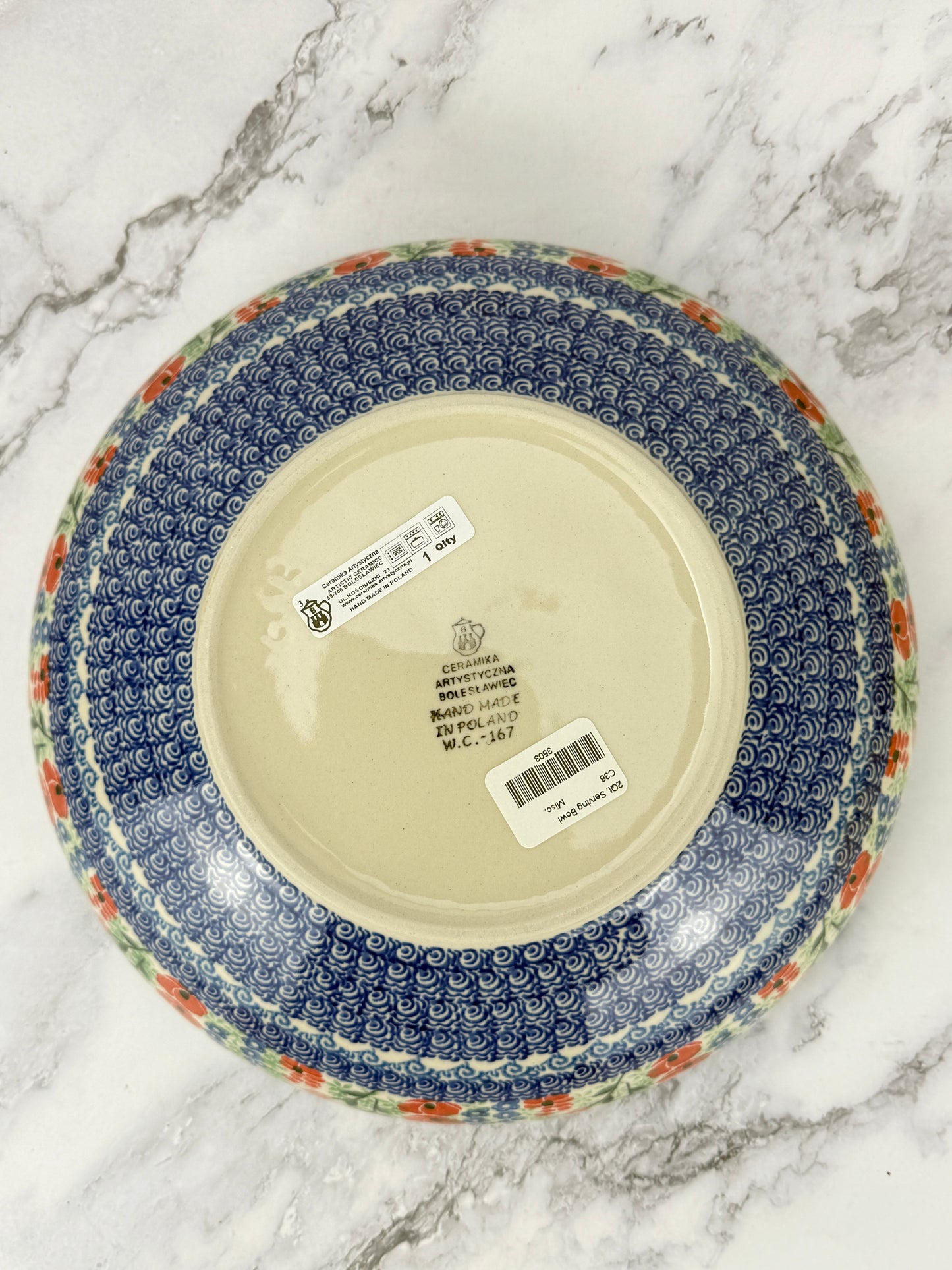 11" Serving Bowl - Shape C36 - Pattern 3220