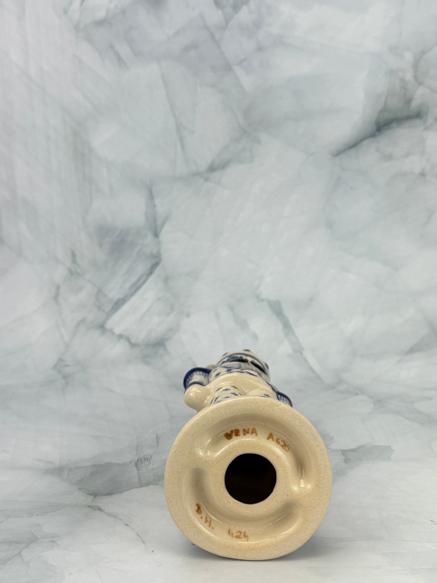 Vena Nutcracker Figurine - Shape V618 - Blue Snowflake