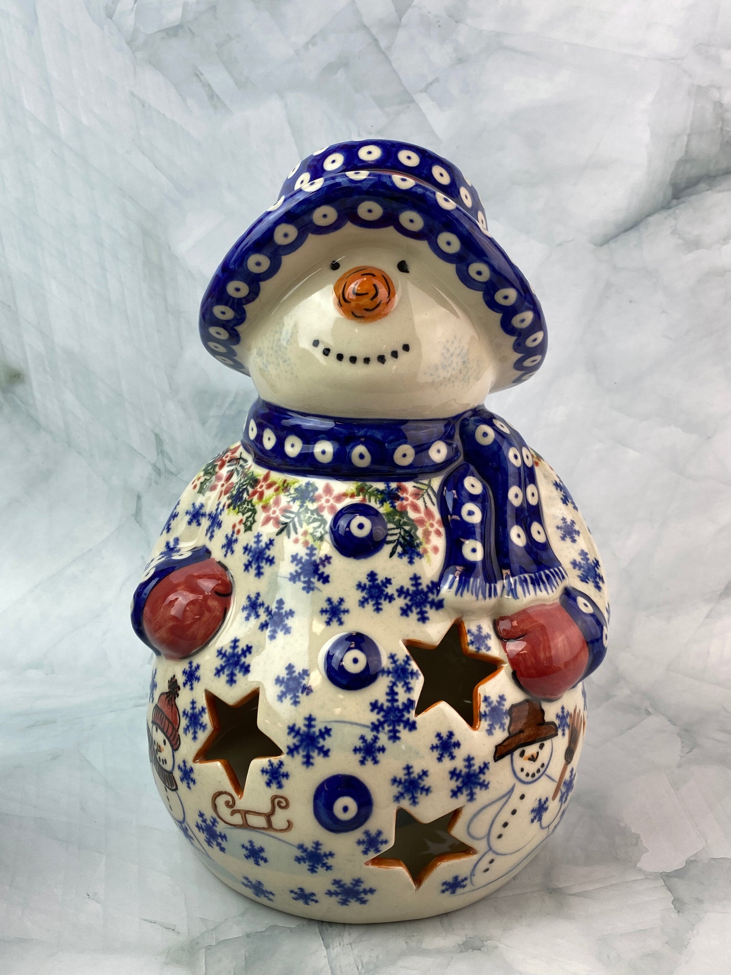 Shape V581 - Vena XL Snowman Votive - Snowmen