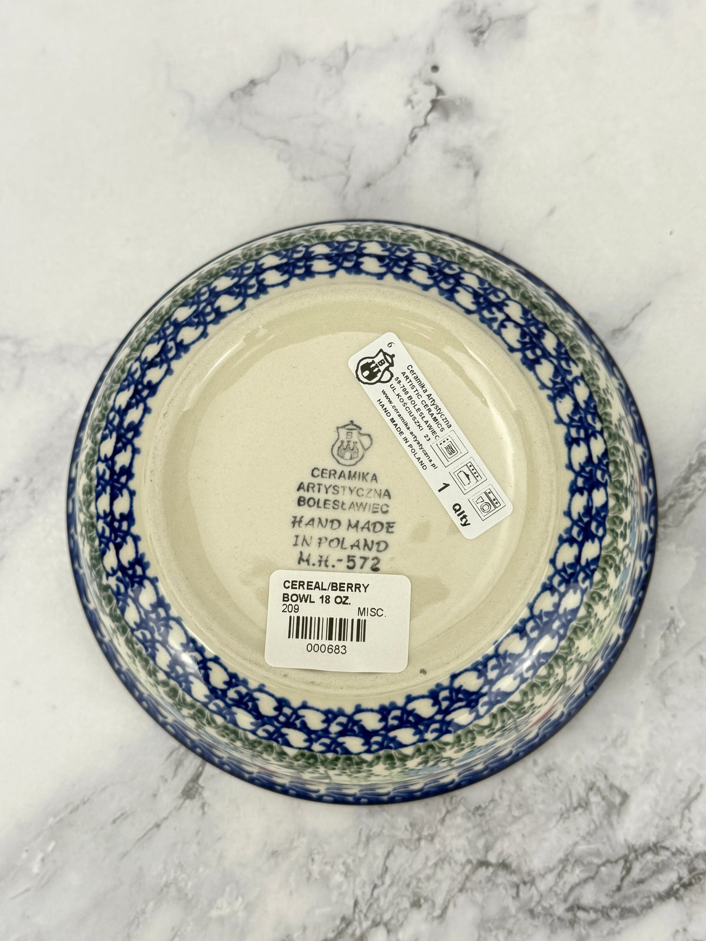 Cereal / Berry Bowl - Shape 209 - Pattern 2903