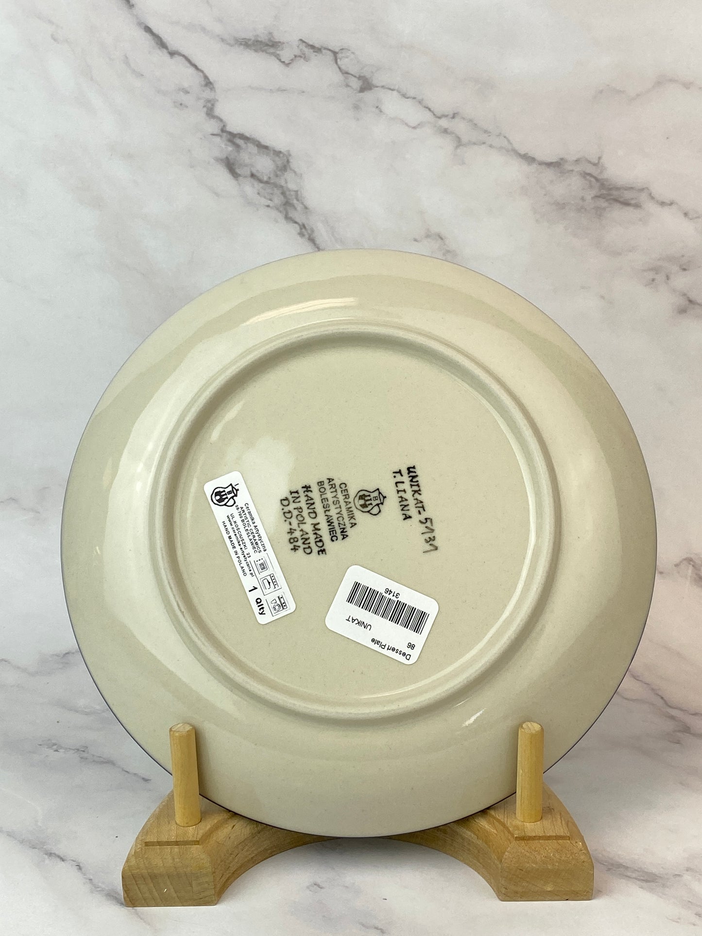 8" Unikat Dessert Plate - Shape 86 - Pattern U5131