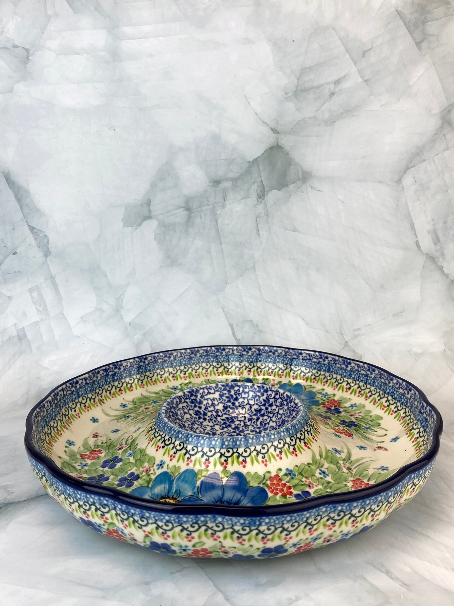 Large Unikat Chip and Dip - Shape A23 - Pattern U5157