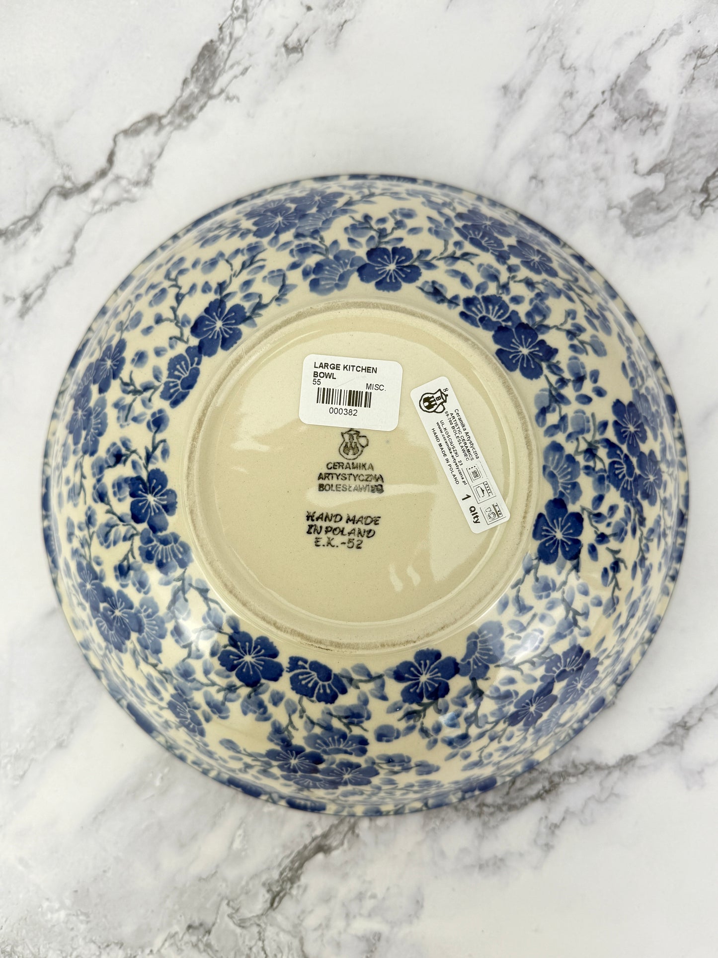 Large Kitchen / Serving Bowl - Shape 55 - Pattern 3428
