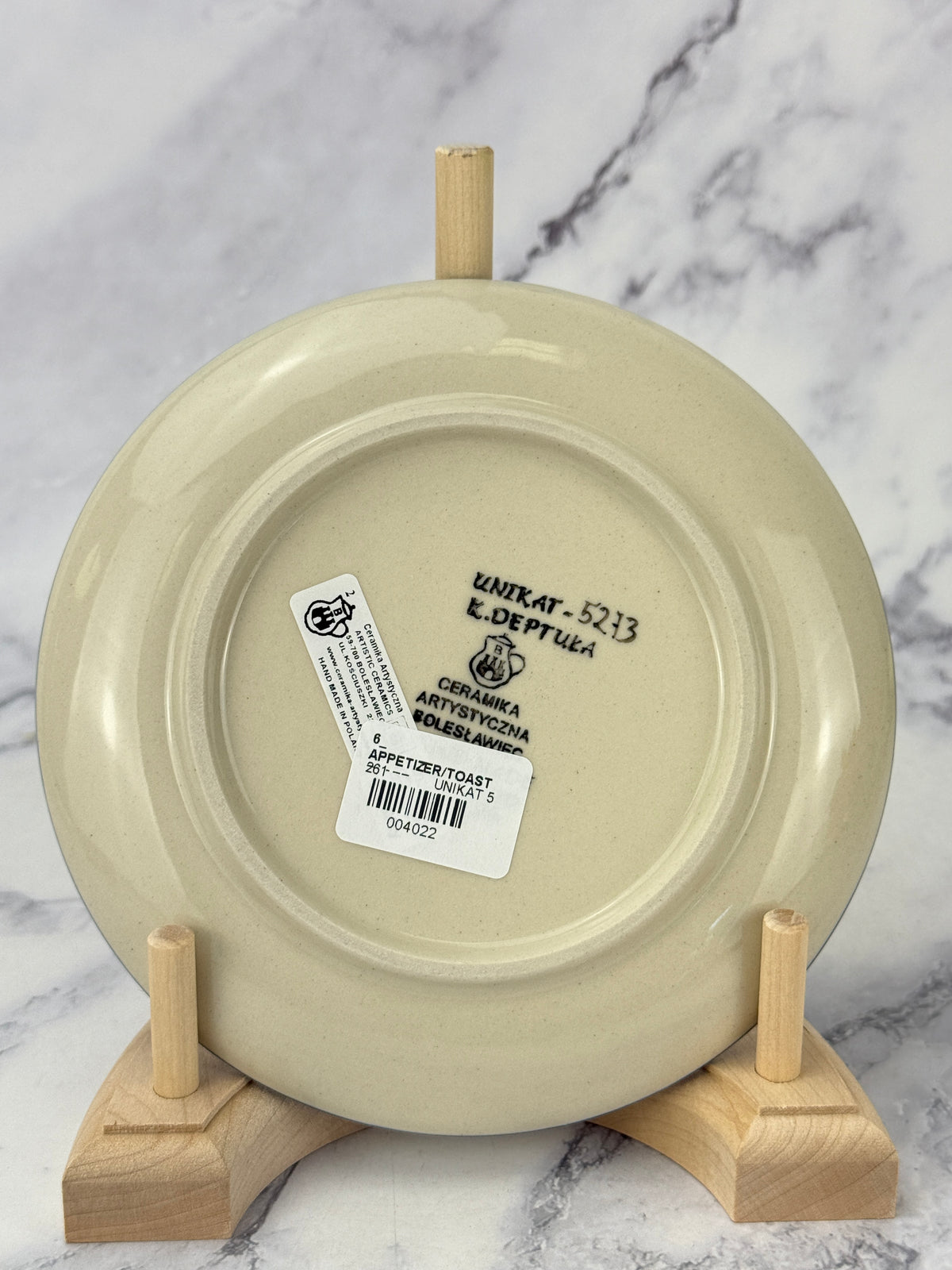 Unikat Toast Plate - Shape 261 - Pattern U5273