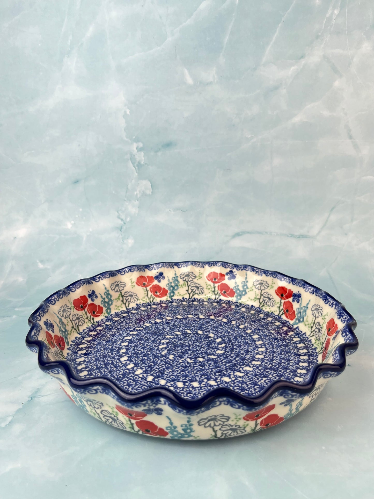 Ruffled Pie Plate / Round Baker - Shape 636 - Pattern 2901