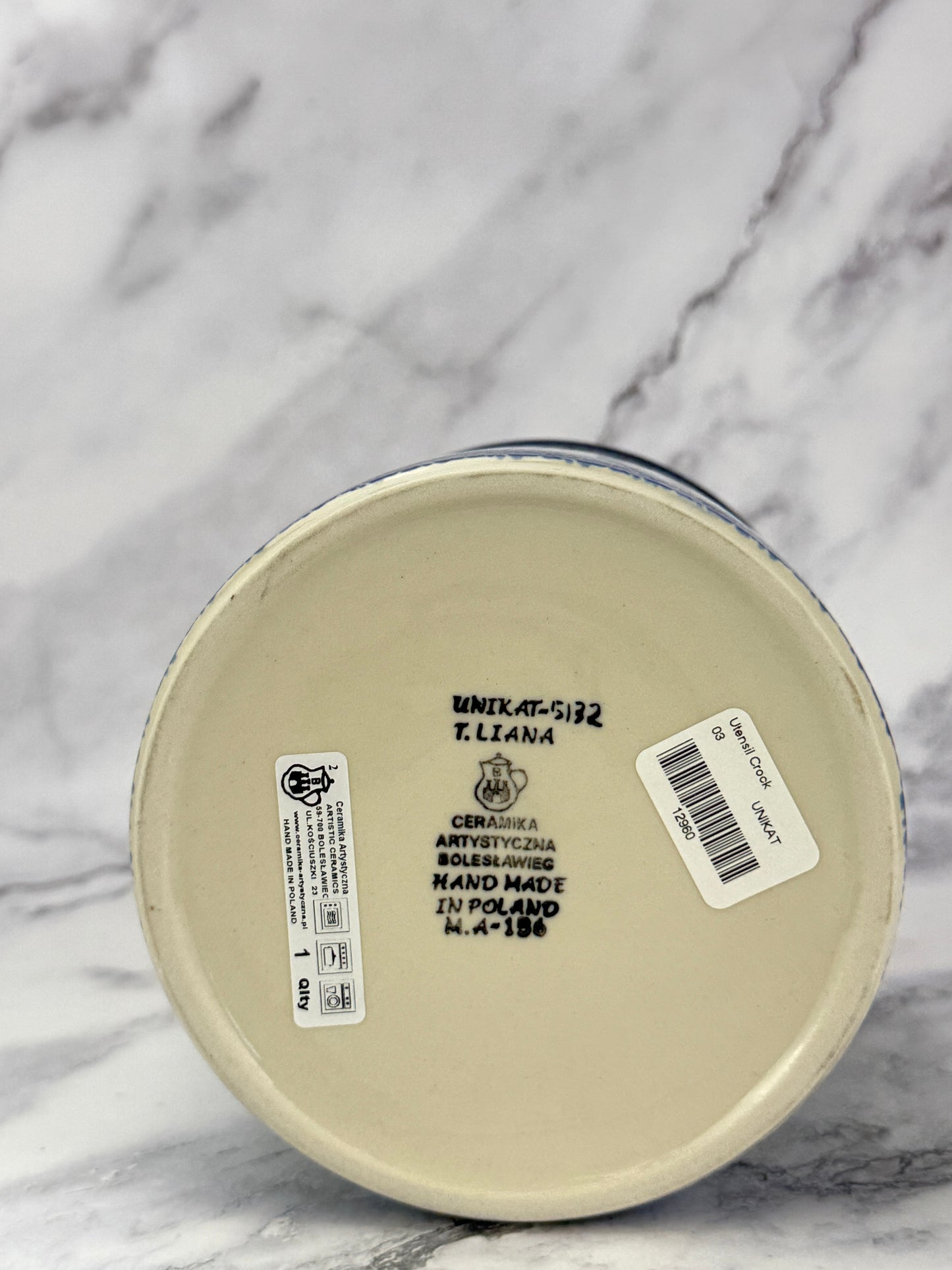 Unikat Utensil Crock - Shape 03 - Pattern U5132