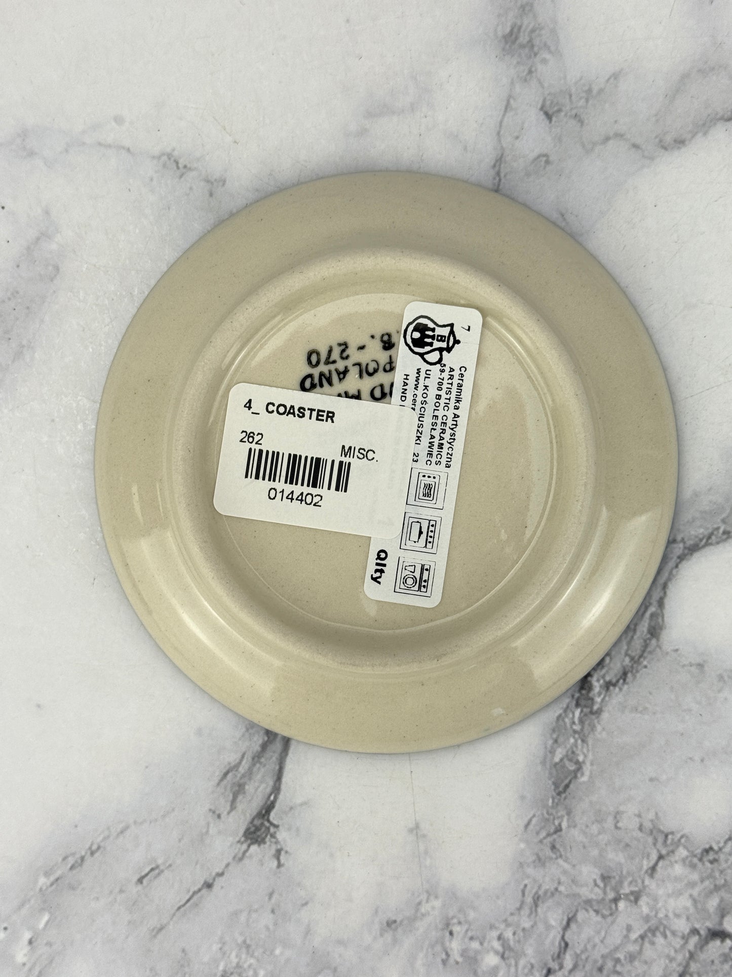 4” Coaster - Shape 262 - Pattern 1437