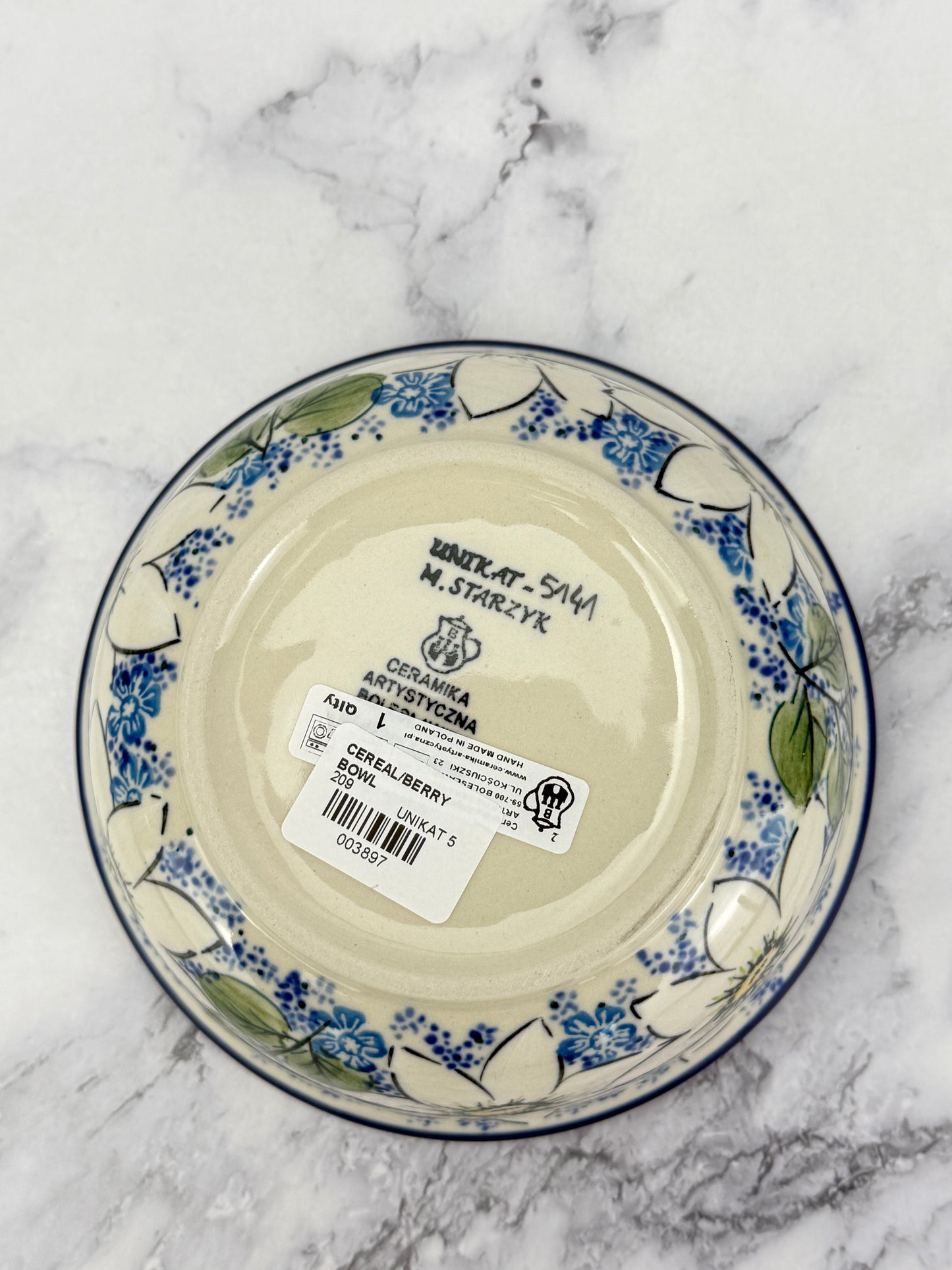 Unikat Cereal Bowl - Shape 209 - Pattern U5141