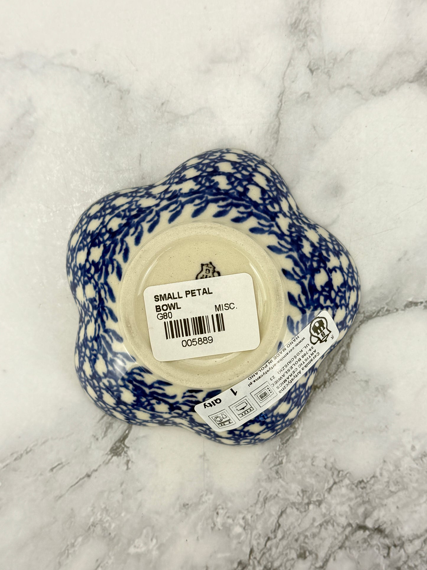 Mini Flower Bowl - Shape G80 - Pattern 2903