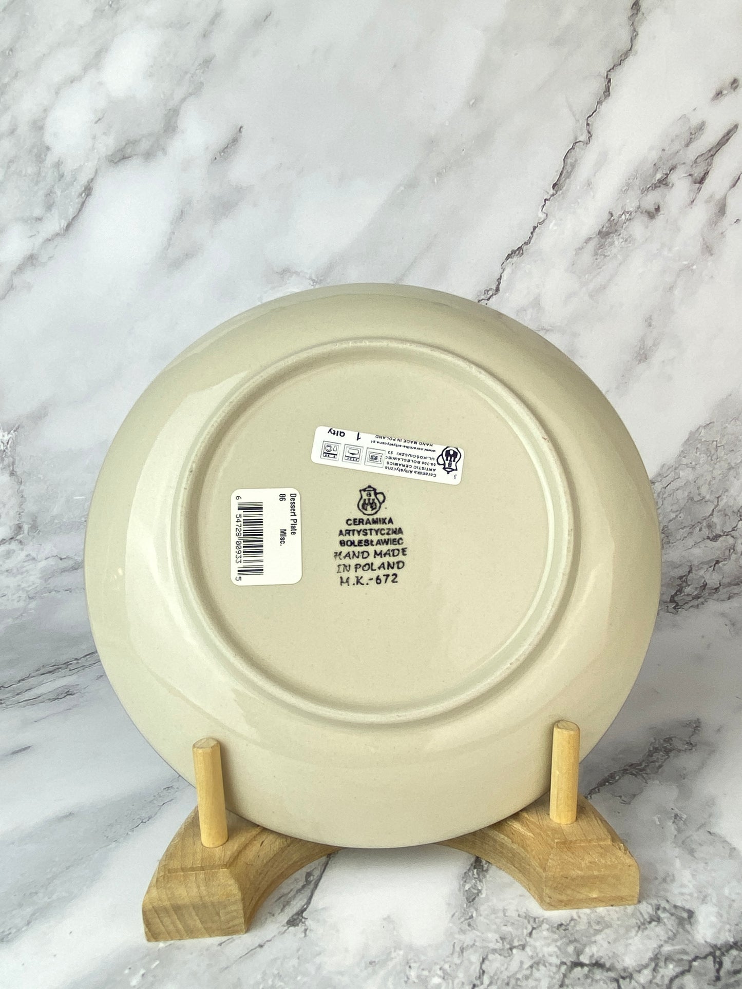 8” Dessert Plate - Shape 86 - Pattern 2285