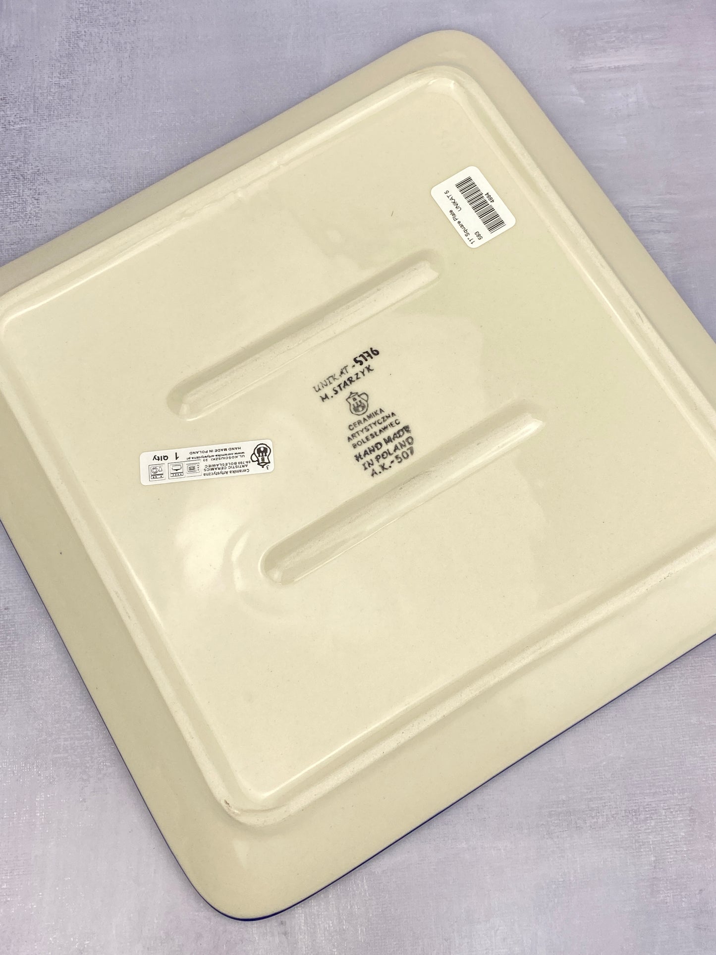 Square Unikat Platter - Shape 583 - Pattern U5176