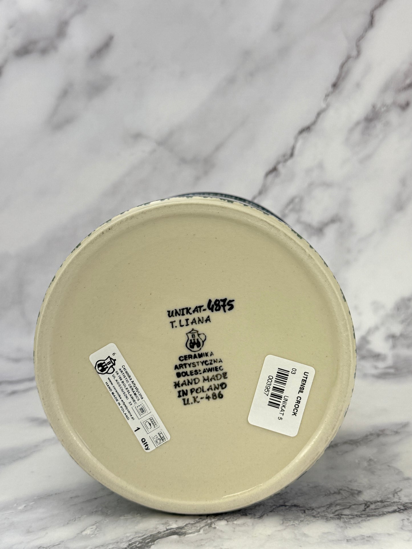 Unikat Utensil Crock - Shape 03 - Pattern U4875