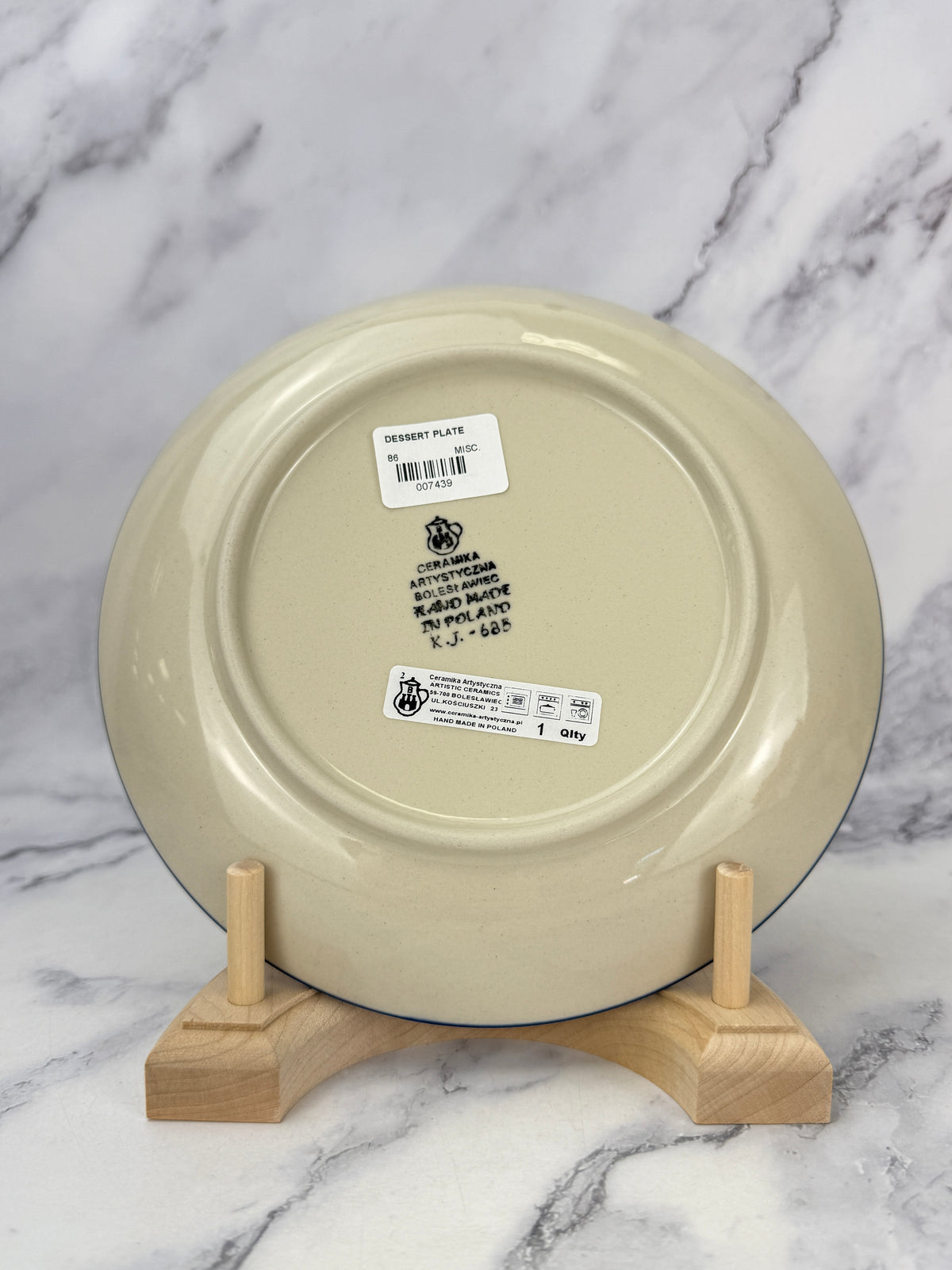 8” Dessert Plate - Shape 86 - Pattern 3308