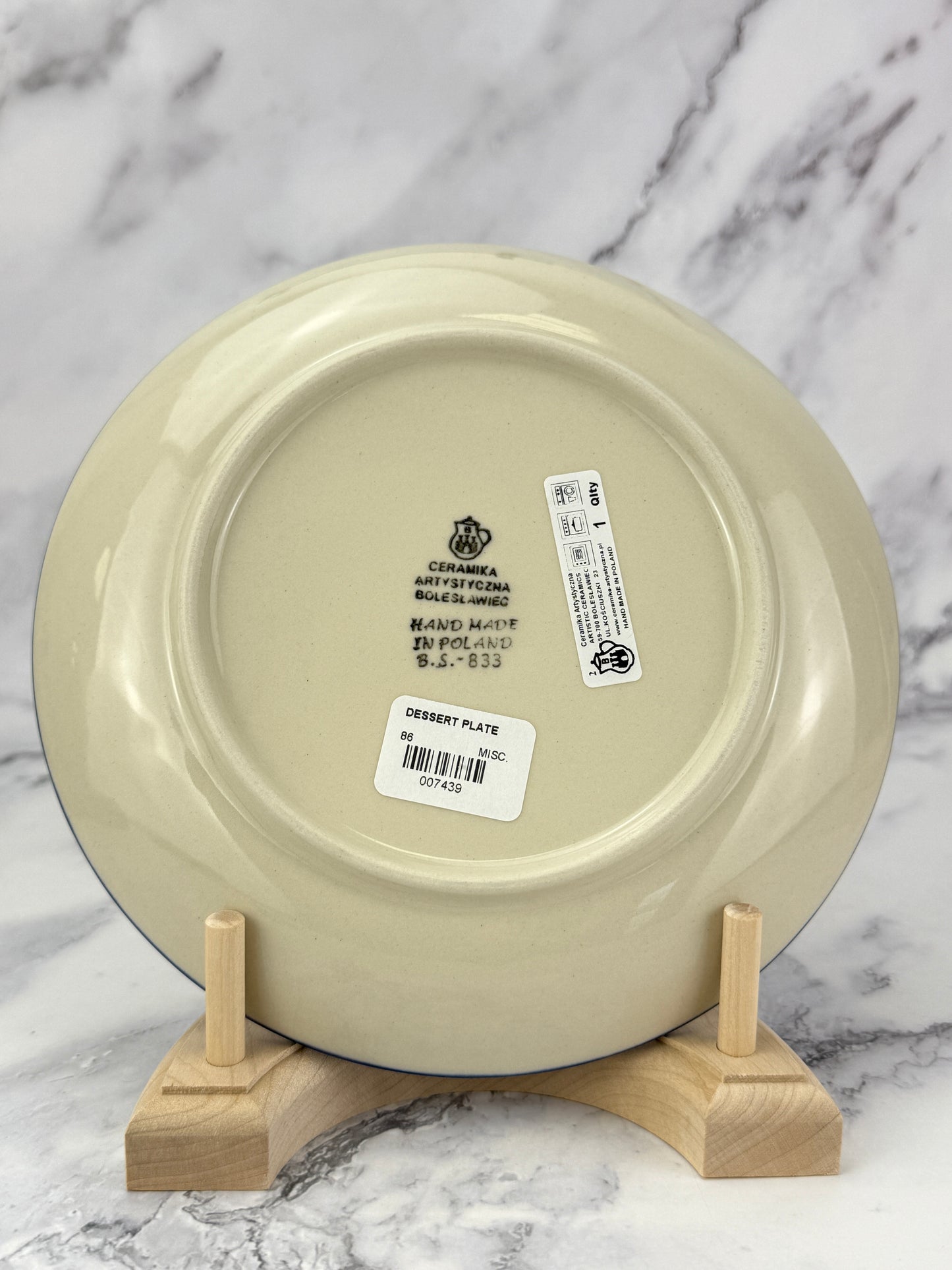 8” Dessert Plate - Shape 86 - Pattern 3250