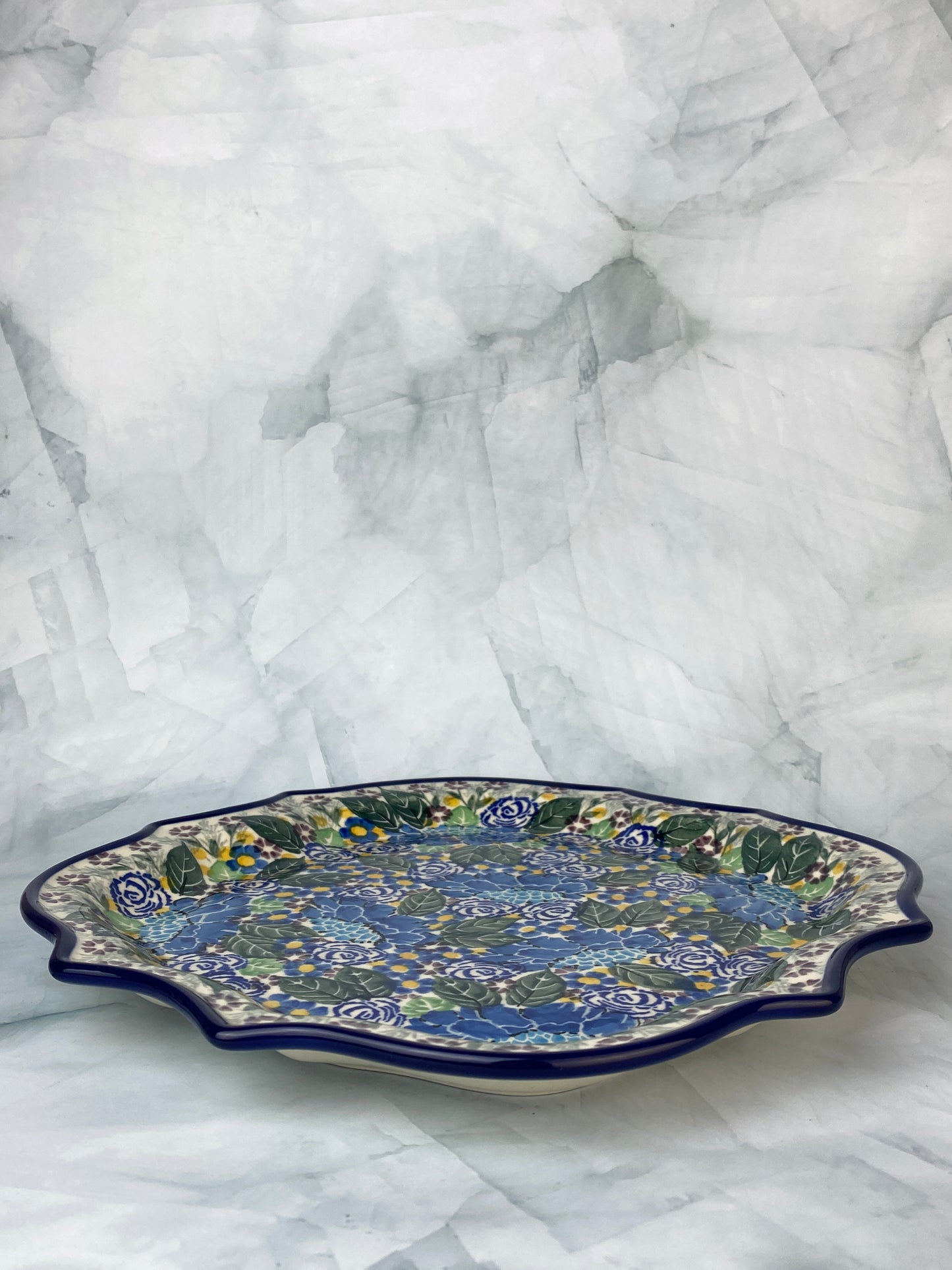 SALE 8 Pointed Unikat Platter/ Plate - Shape 507 - Pattern U5139