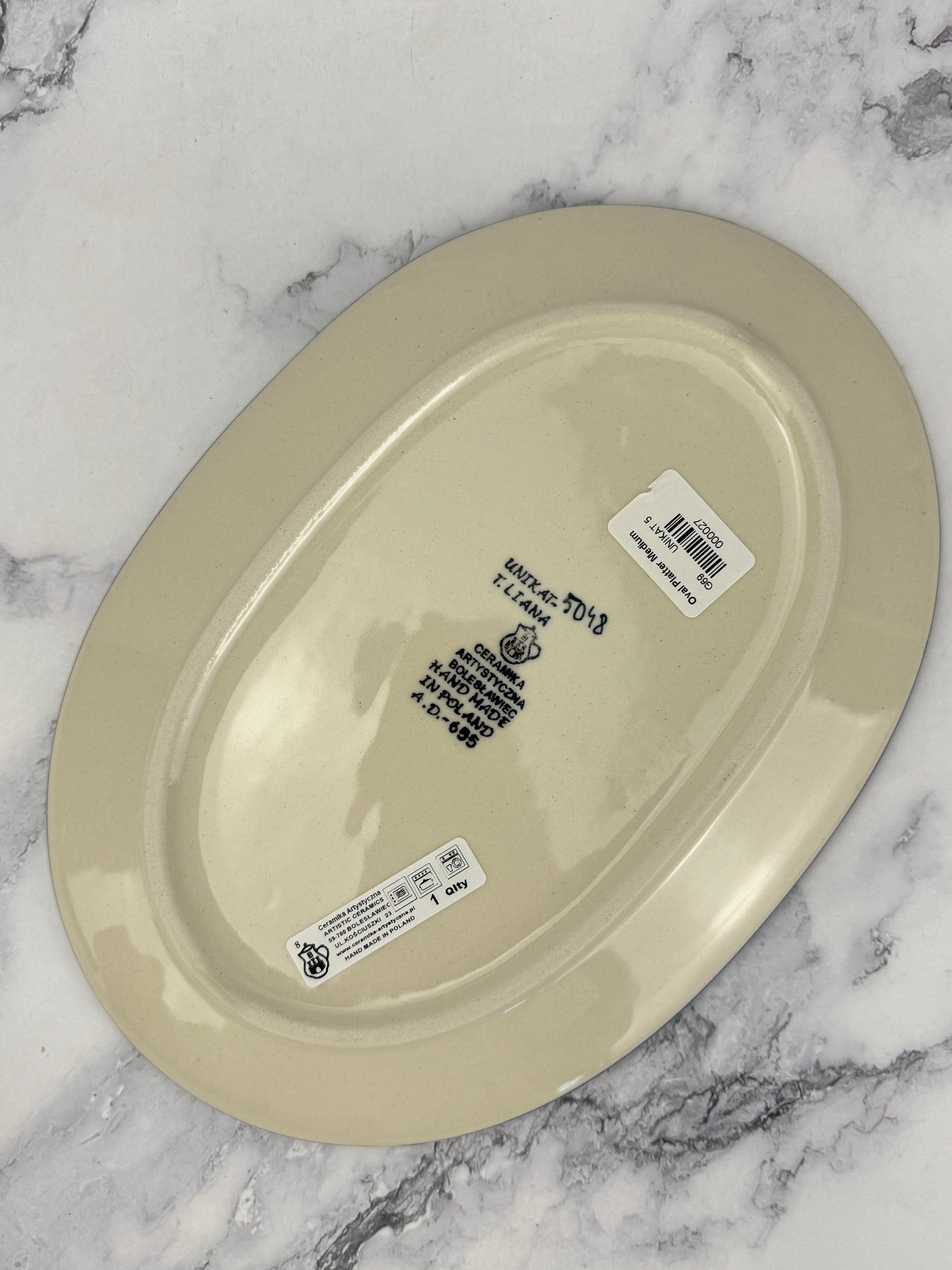 Medium Unikat Oval Platter - Shape G69 - Pattern U5048