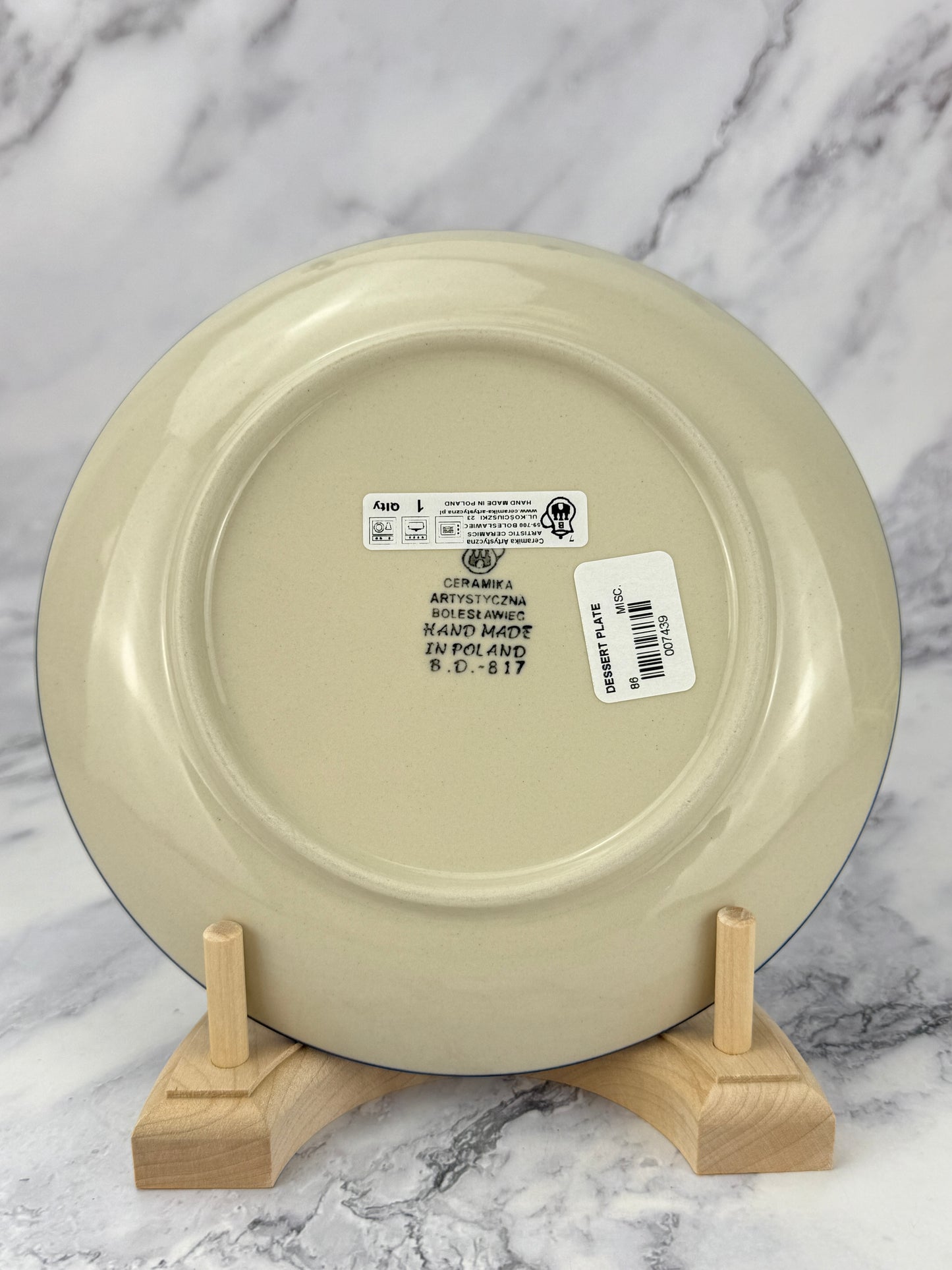 8” Dessert Plate - Shape 86 - Pattern 3428
