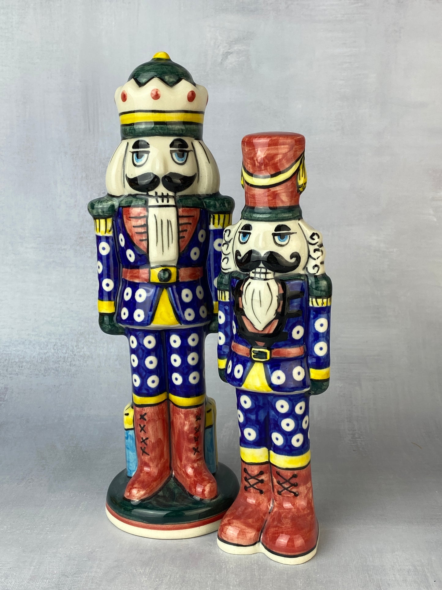 HOLIDAY SPECIAL Vena Medium Nutcracker Figurine - Shape V654 - Colorful Owl Eye