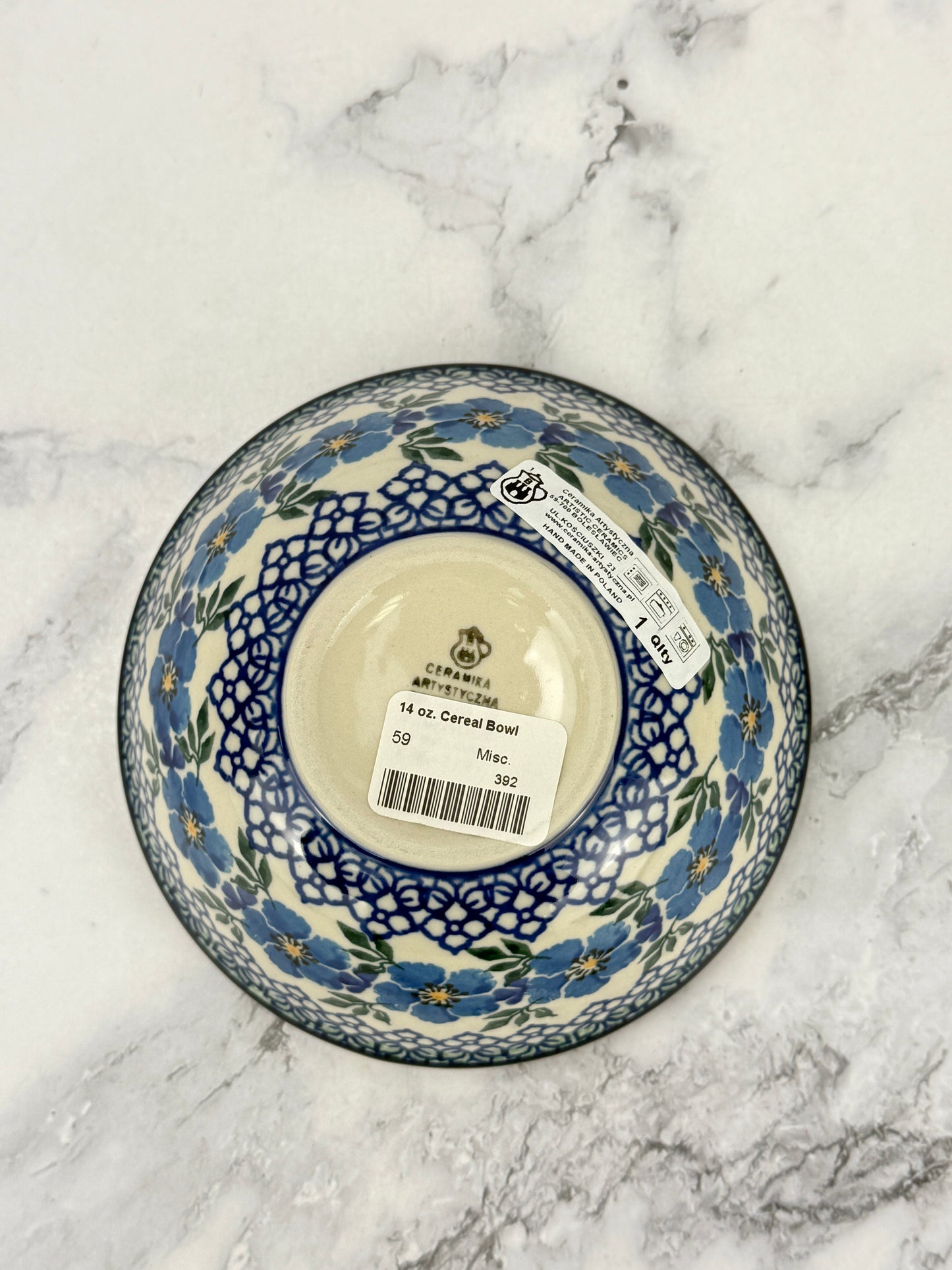 Small Cereal Bowl - Shape 59 - Pattern 1382