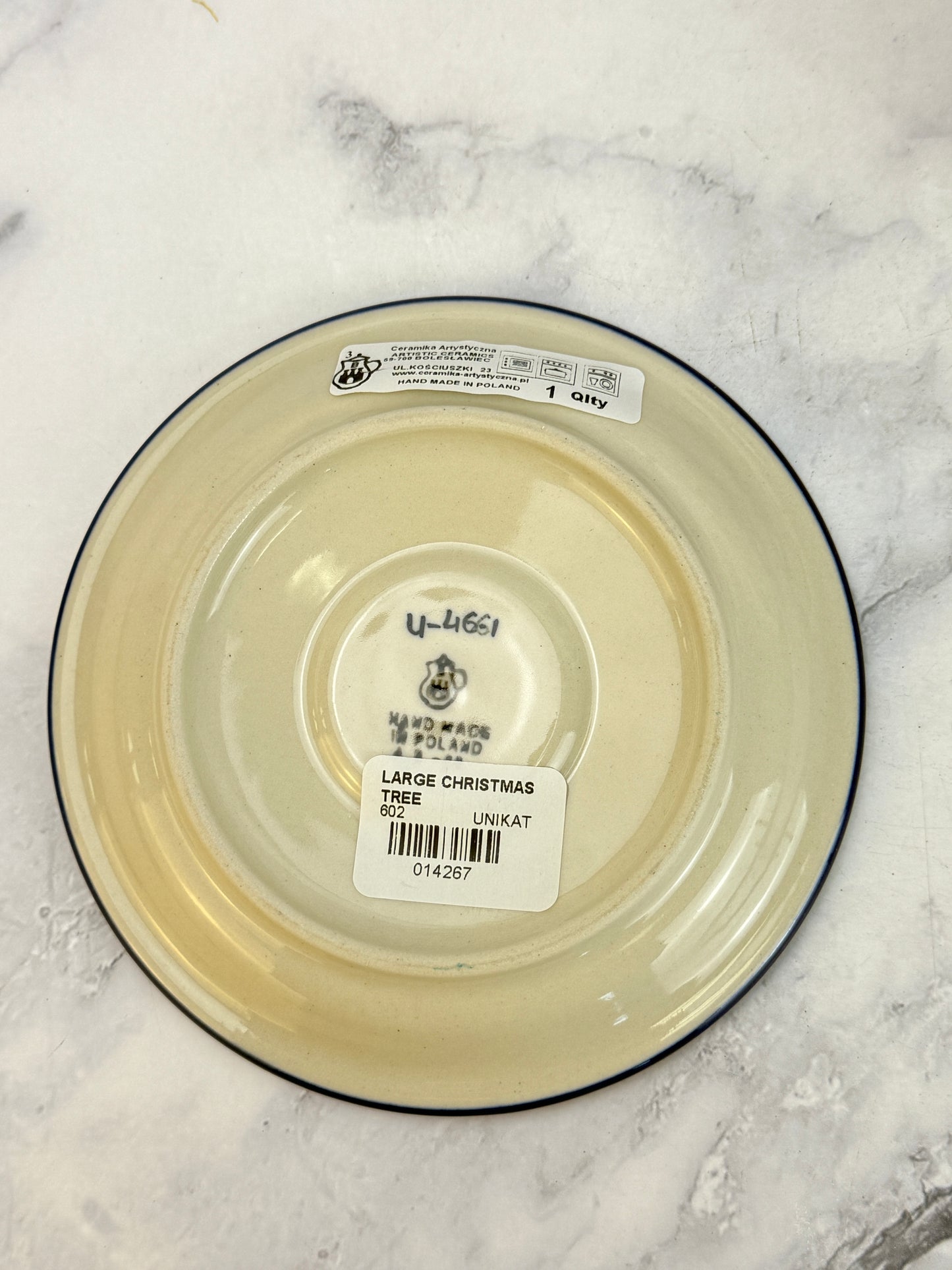 8" Unikat Christmas Tree - Shape 602 - Pattern U4661