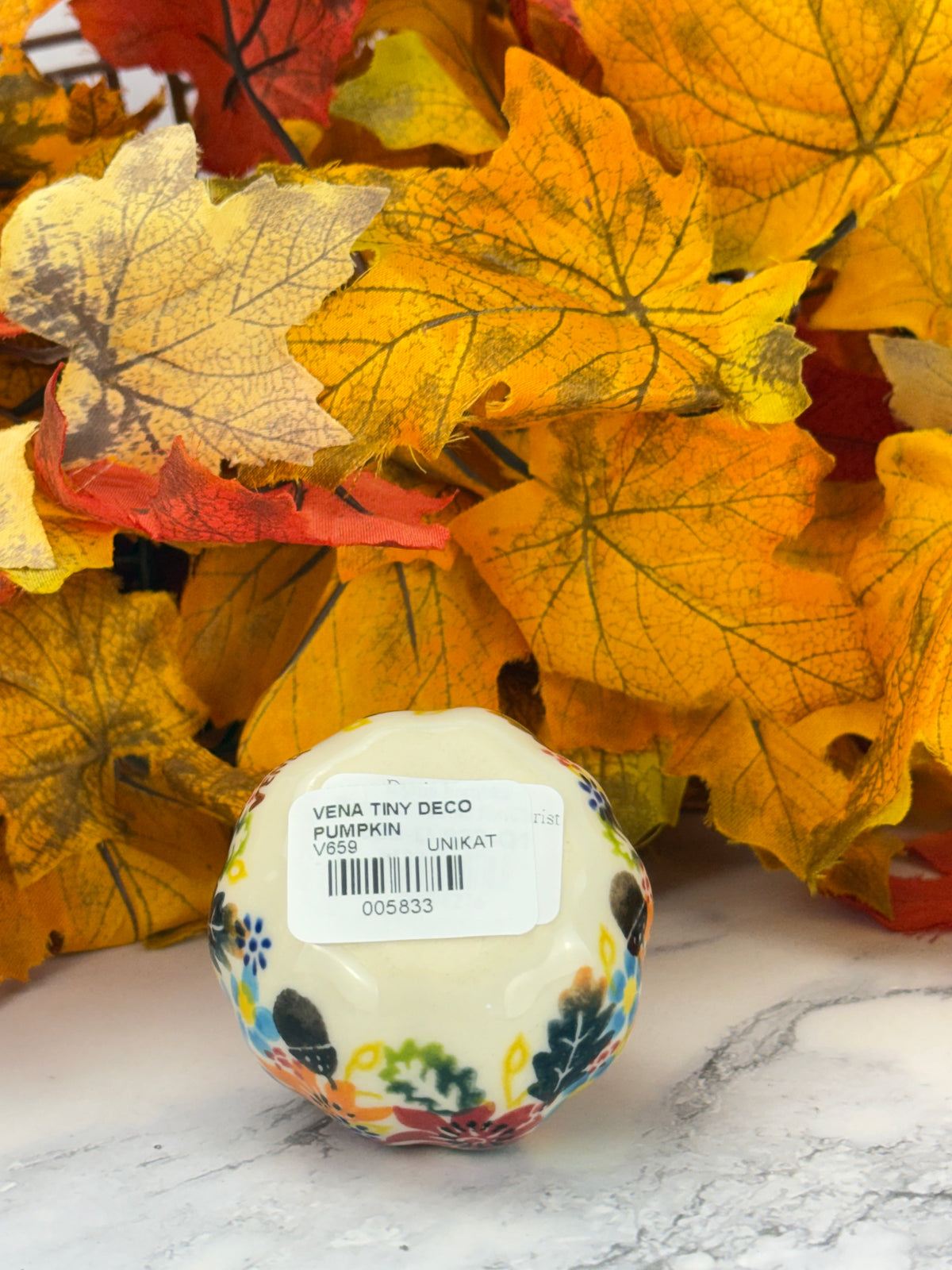Vena Mini Pumpkin - Floral Acorn