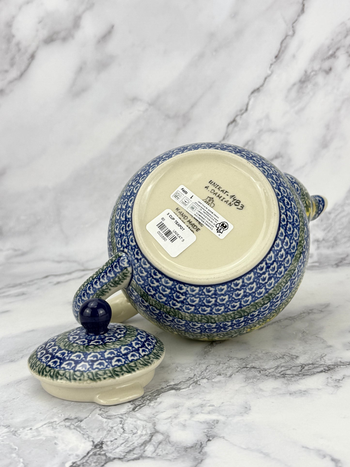 Unikat 5 Cup Teapot - Shape 60 - Pattern U1483