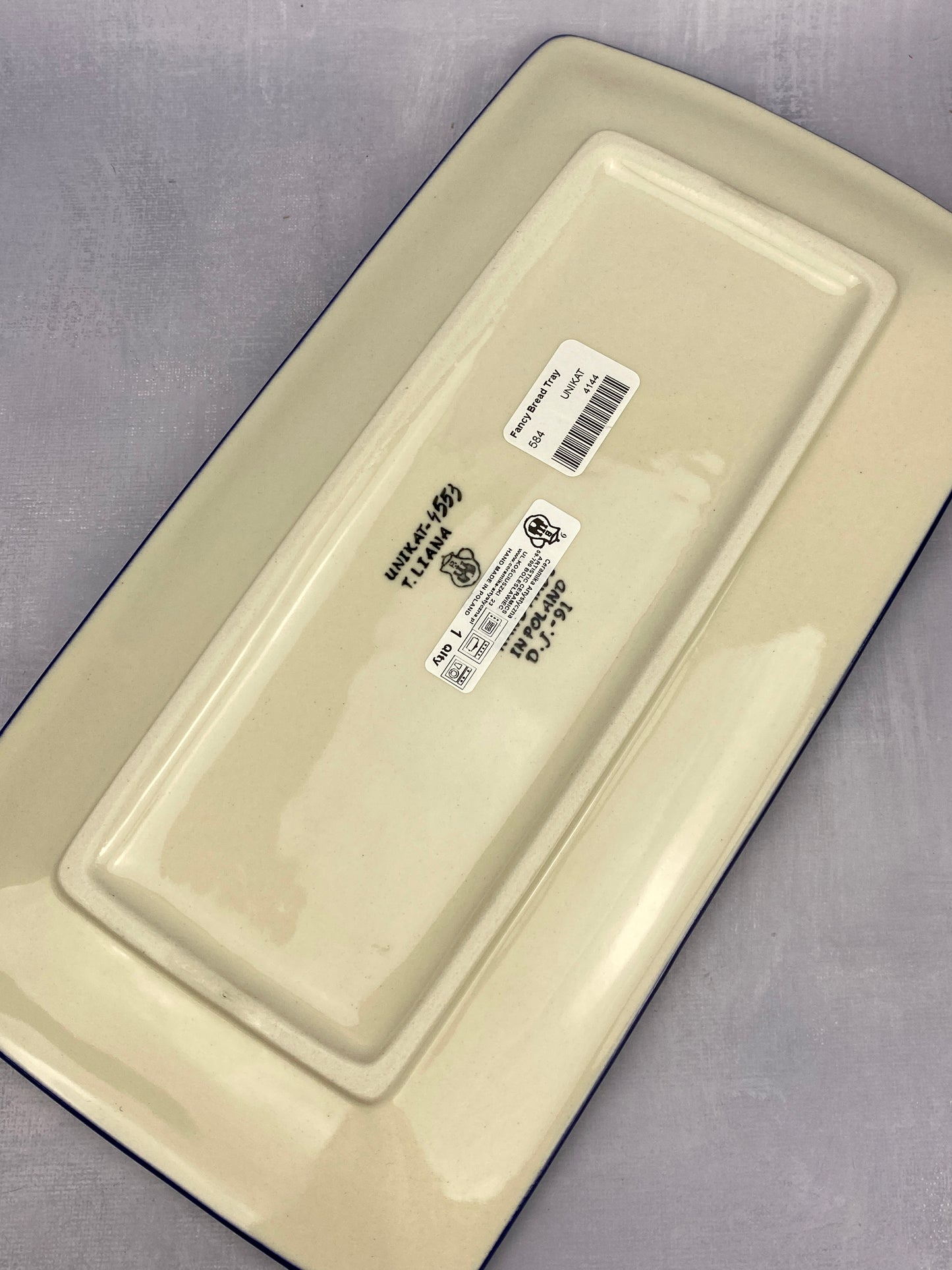 Rectangular Unikat Tray - Shape C26 - Pattern U4553