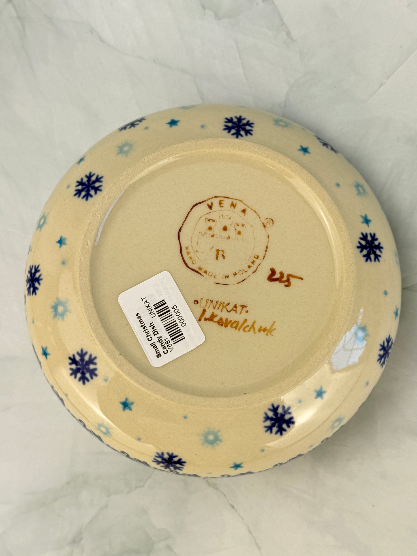 Vena Unikat Holiday Dish - Shape V681 - Reindeer