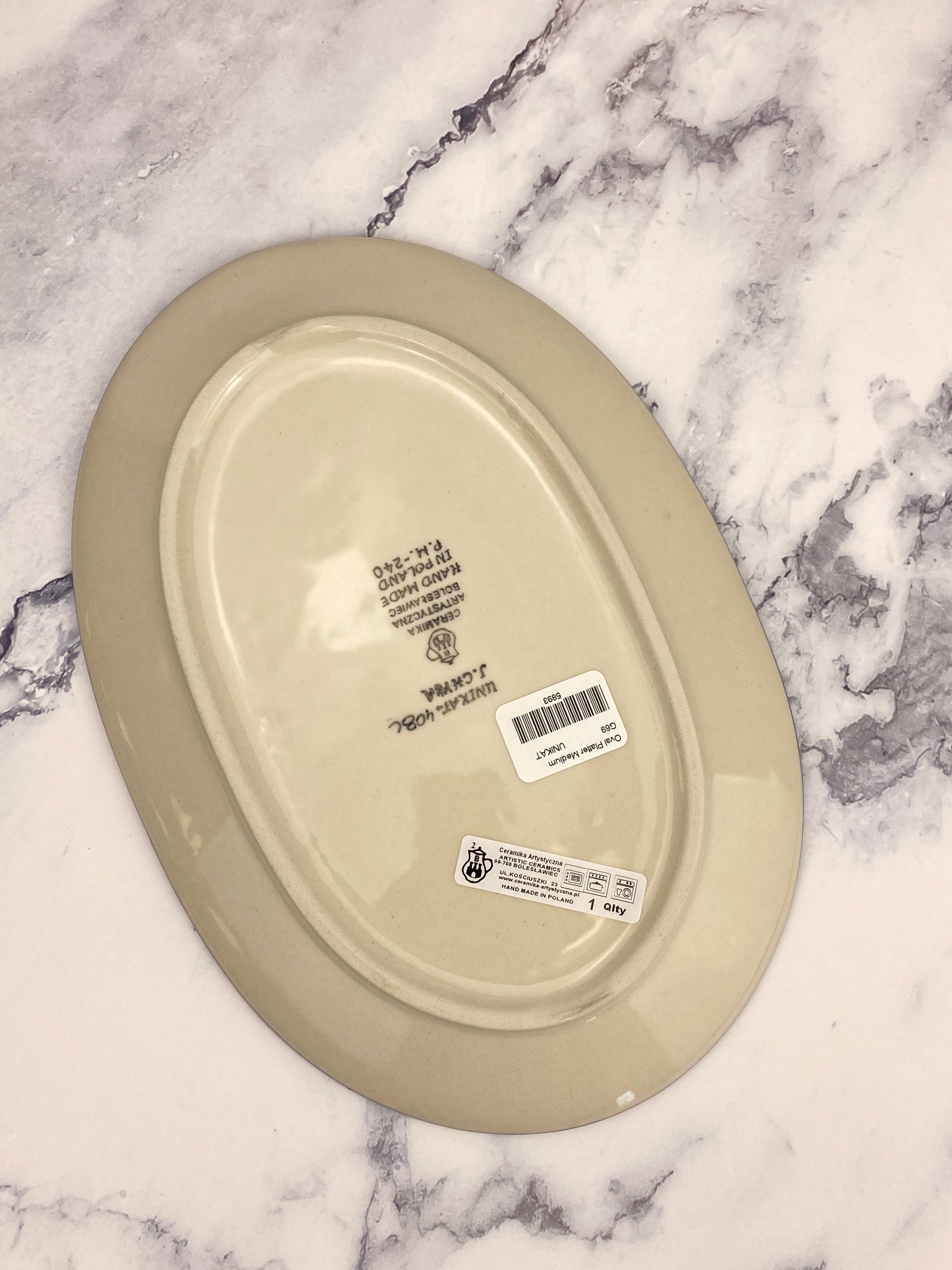 Medium Unikat Oval Platter - Shape G69 - Pattern U408C