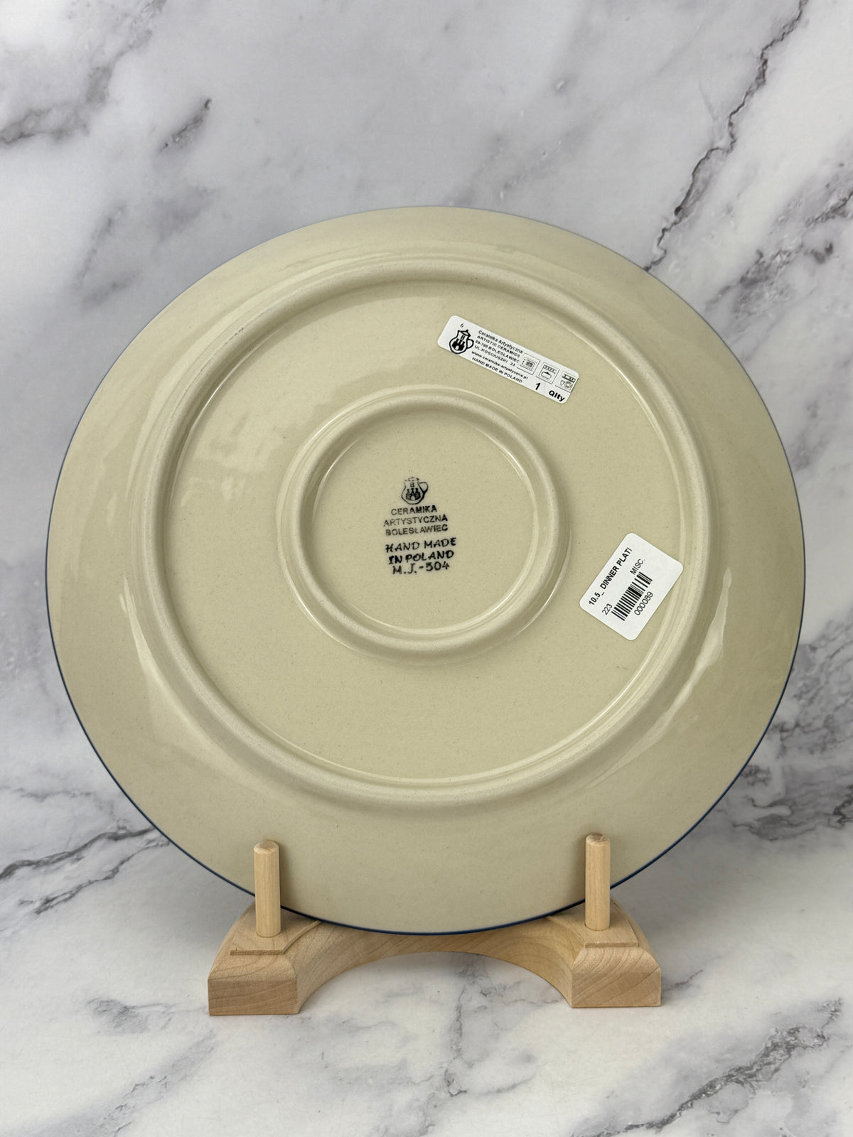 10.5" Dinner Plate - Shape 223 - Pattern 3308