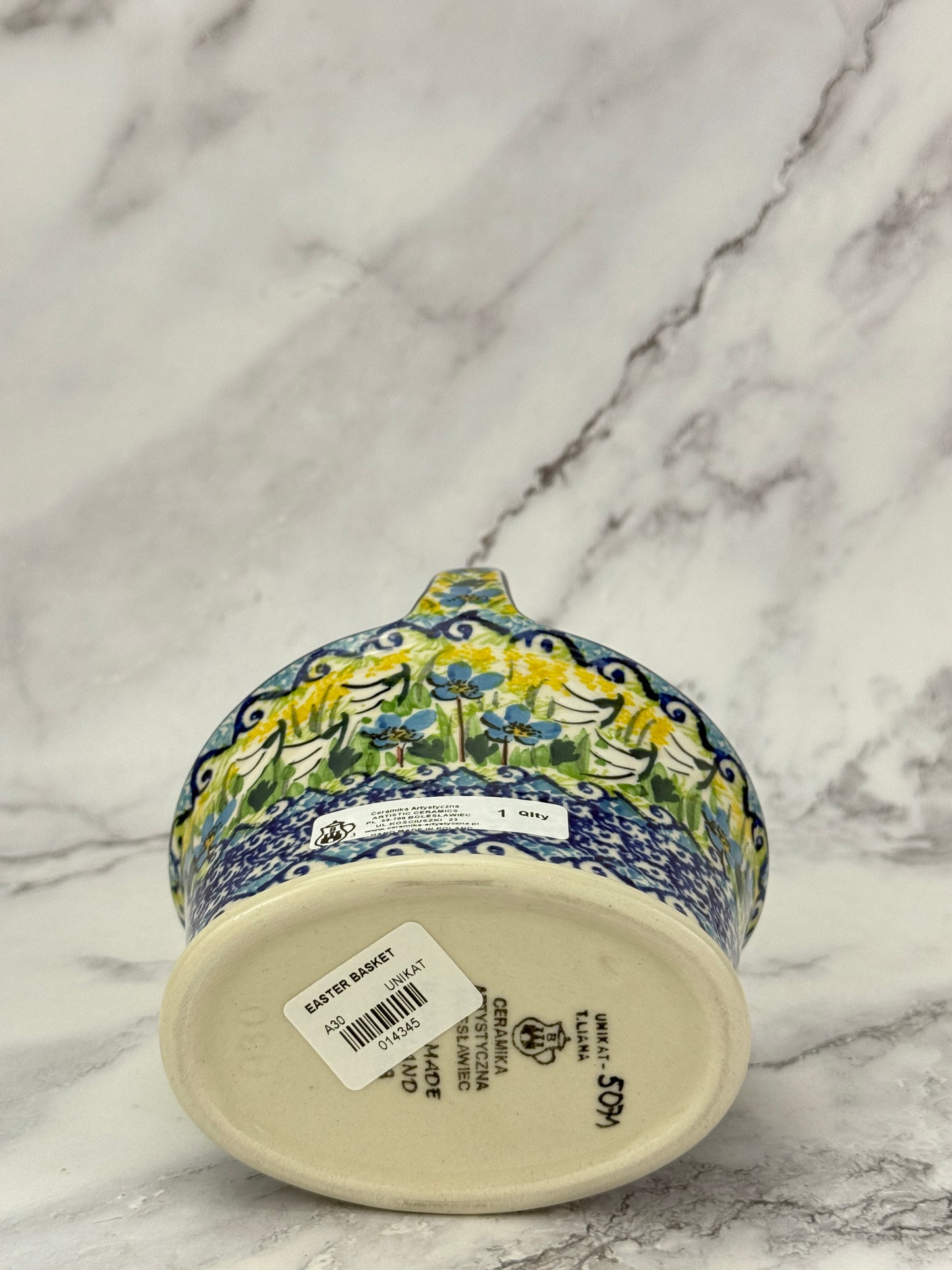 Unikat Basket with Handle - Shape A30 - Pattern U5071