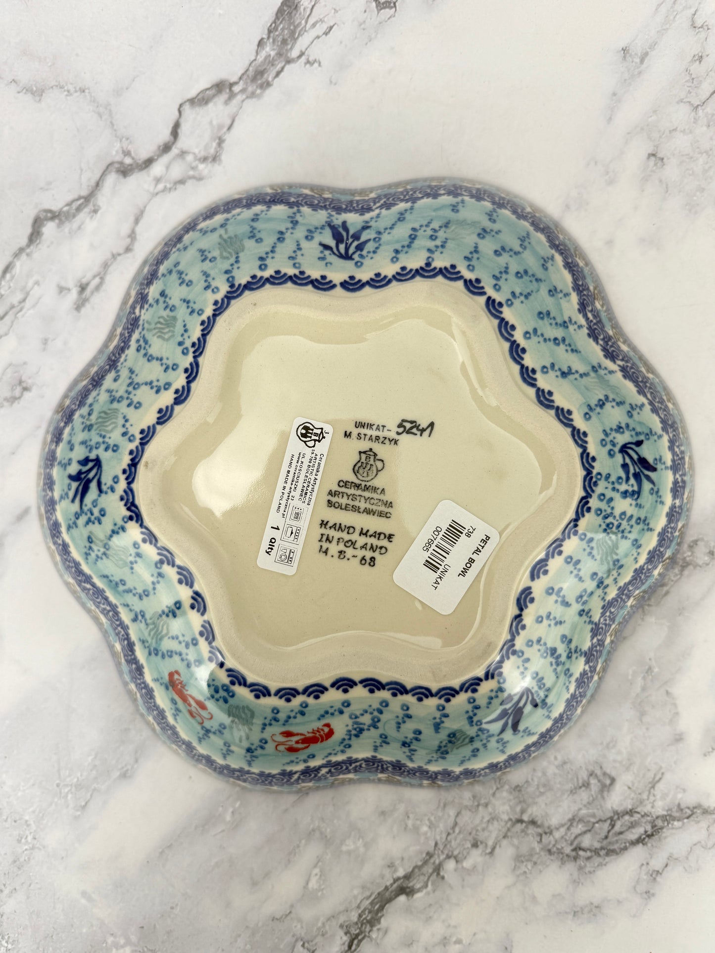 Unikat Flower Bowl - Shape 738 - Pattern U5241