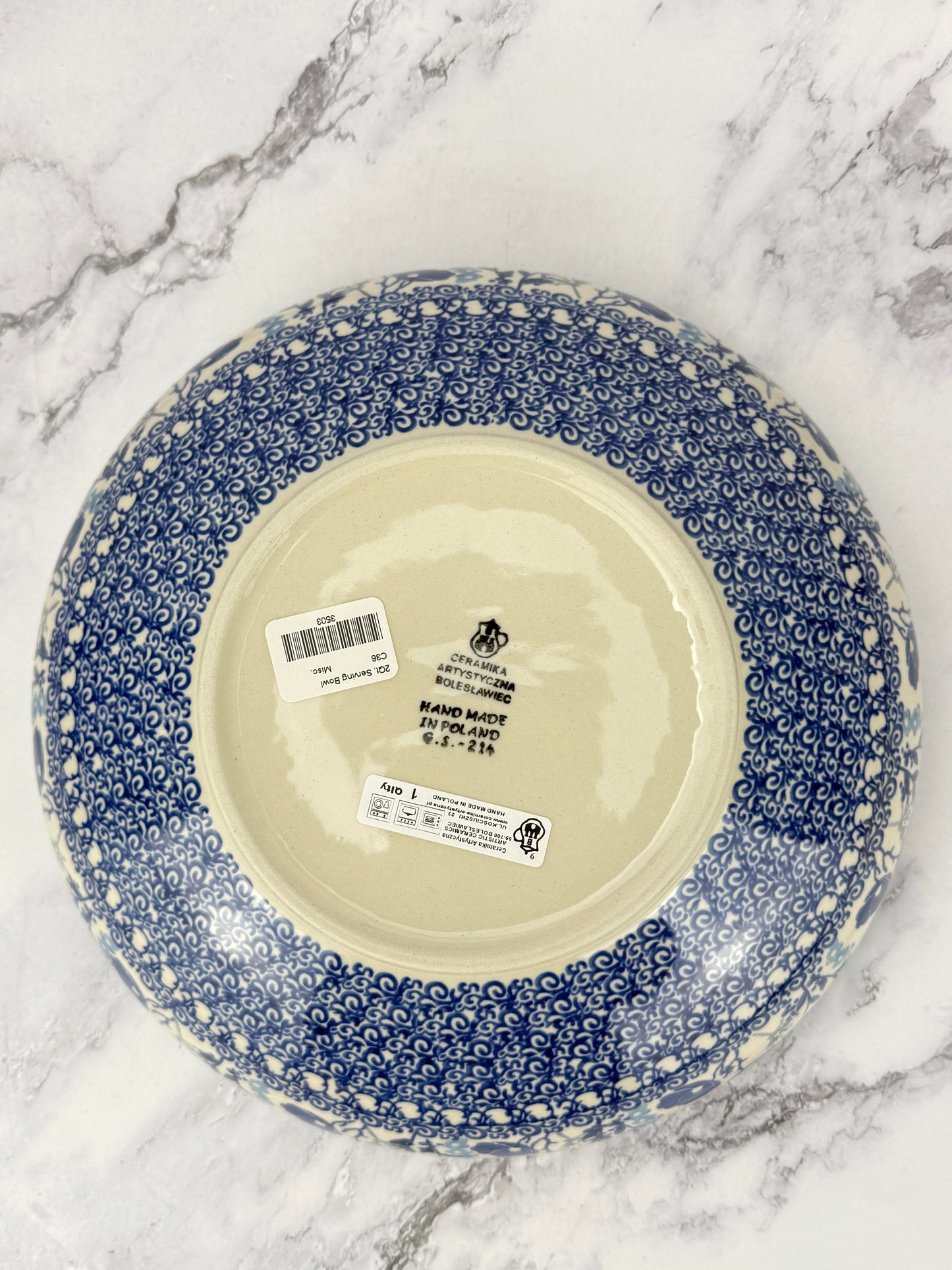 11" Serving Bowl - Shape C36 - Pattern 2902