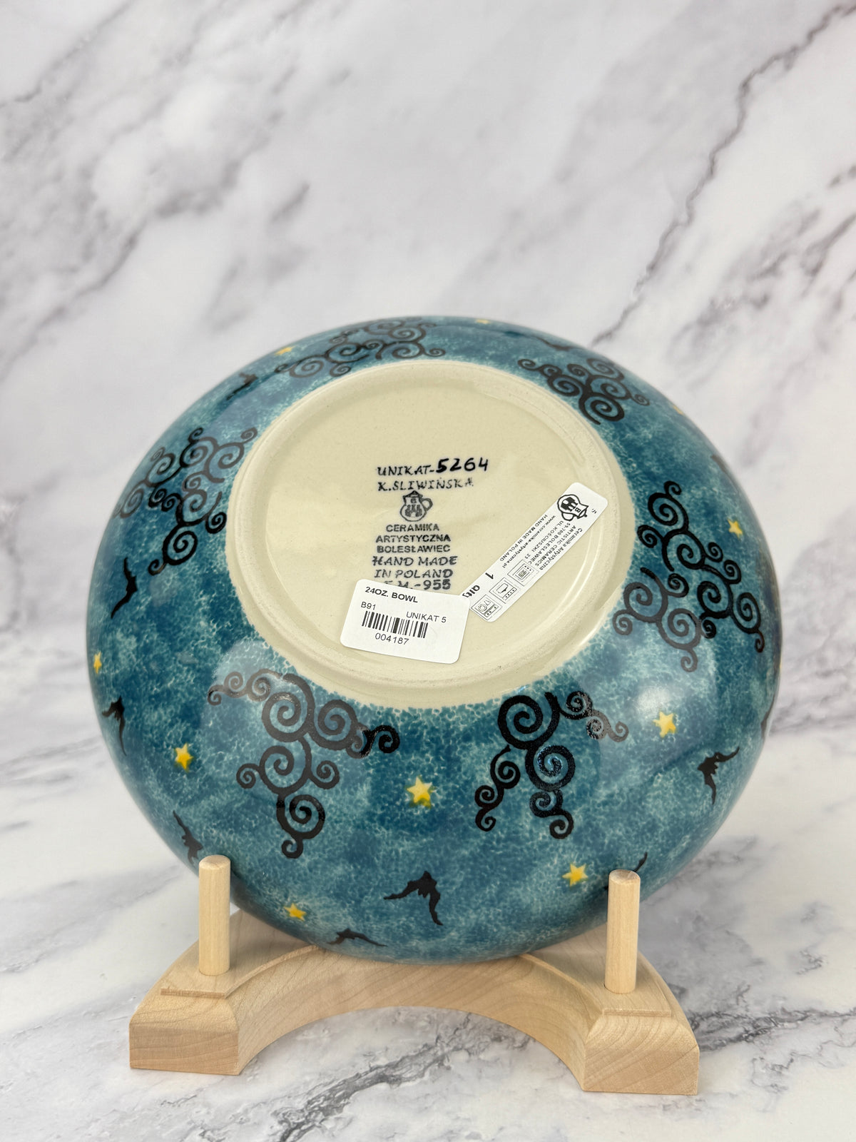 8.5" Unikat Serving Bowl - Shape B91 - Pattern U5264