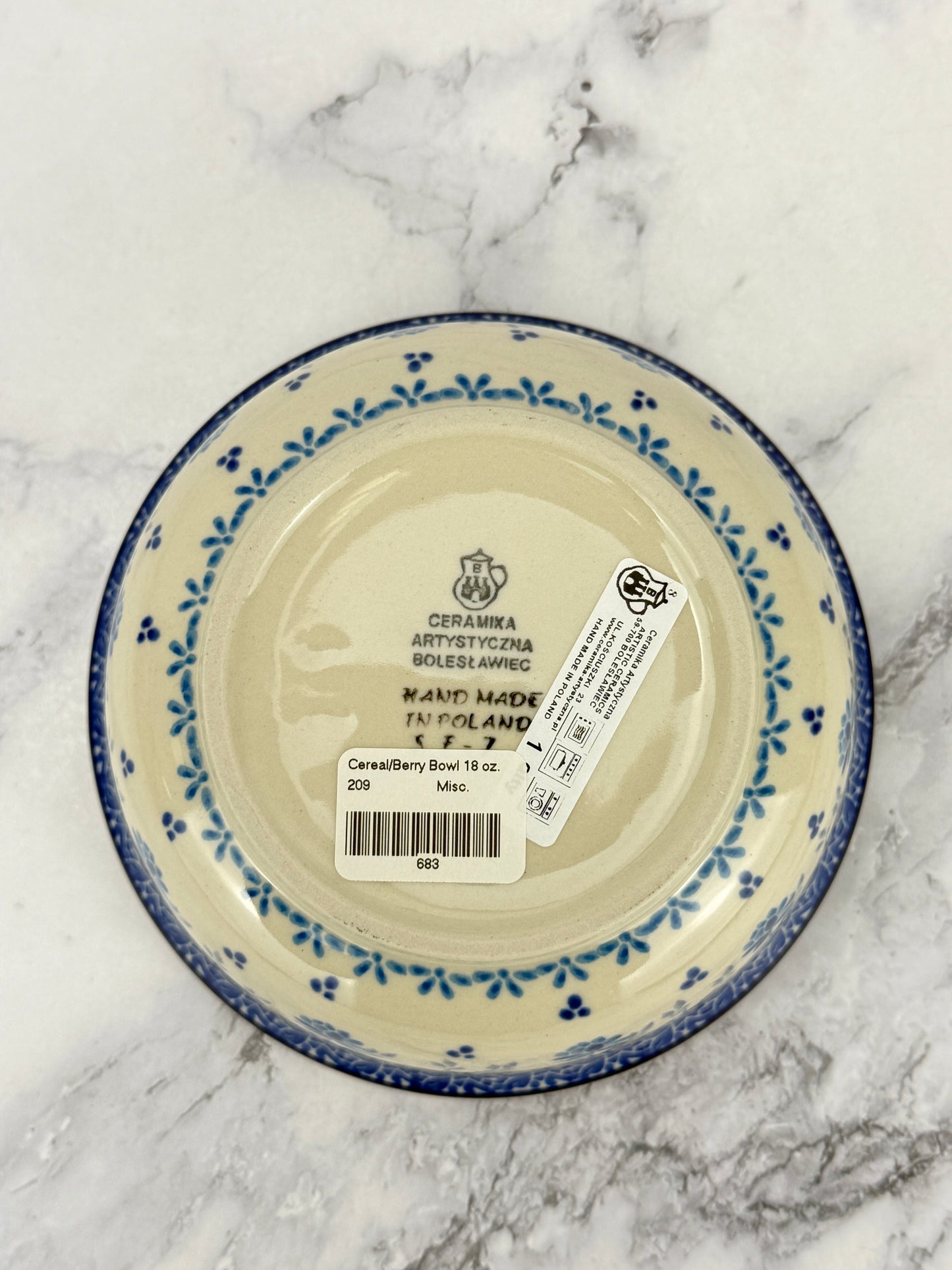 Cereal / Berry Bowl - Shape 209 - Pattern 2415
