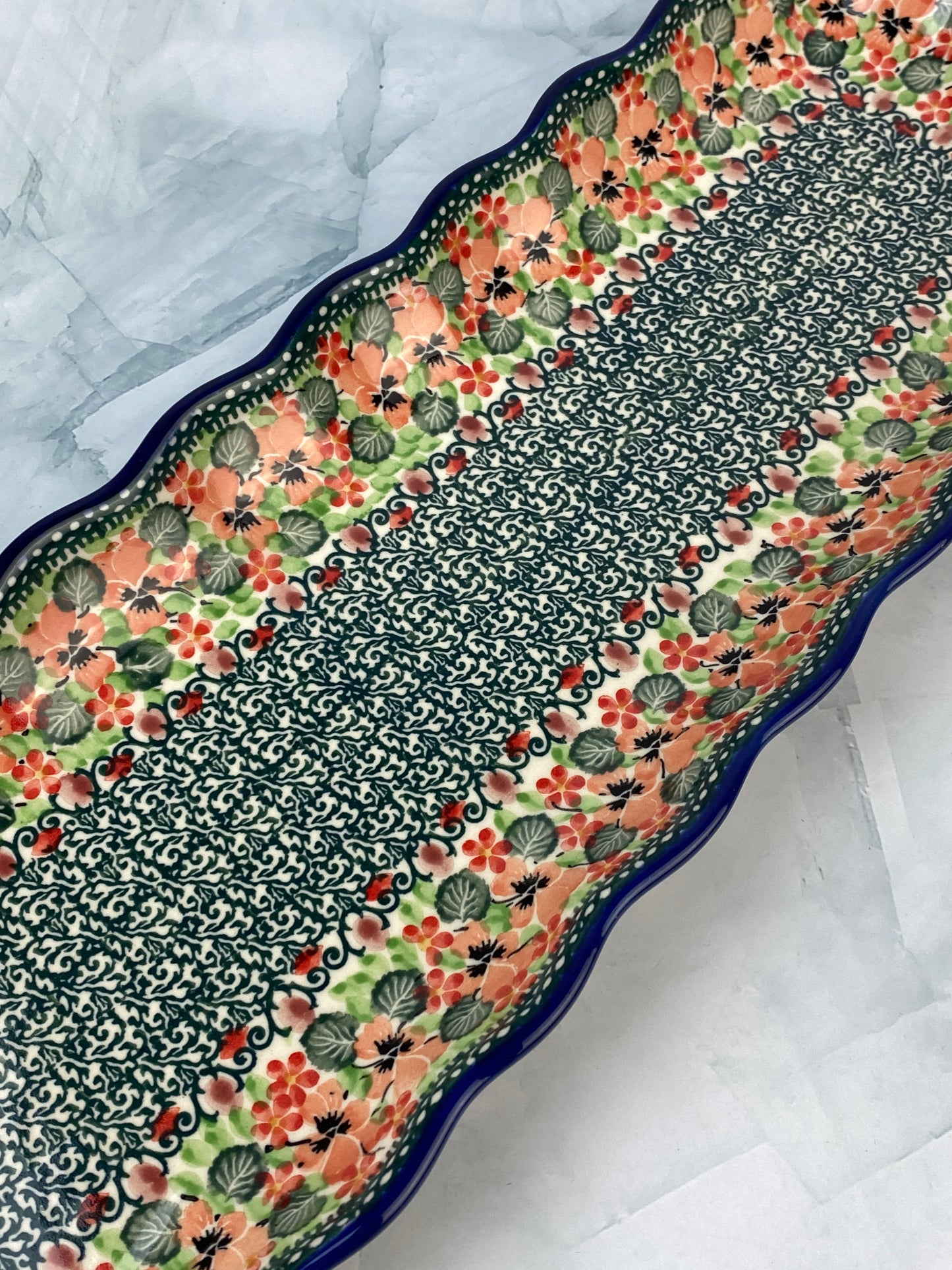 Long Unikat Bread Tray - Shape A44 - Pattern U4797
