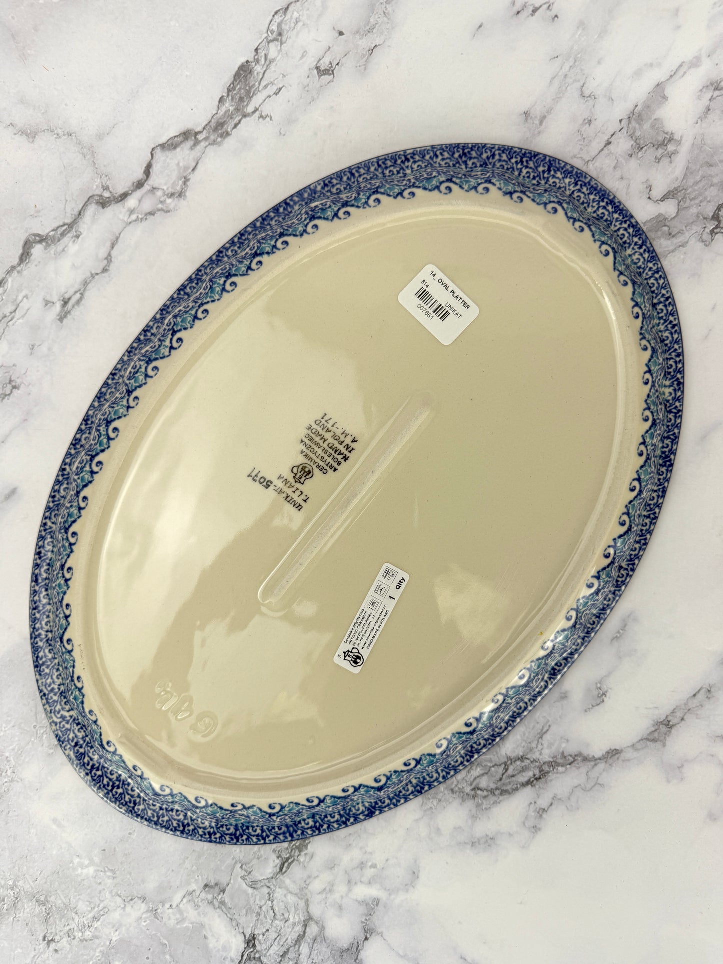 Unikat Oval Platter - Shape 614 - Pattern U5071
