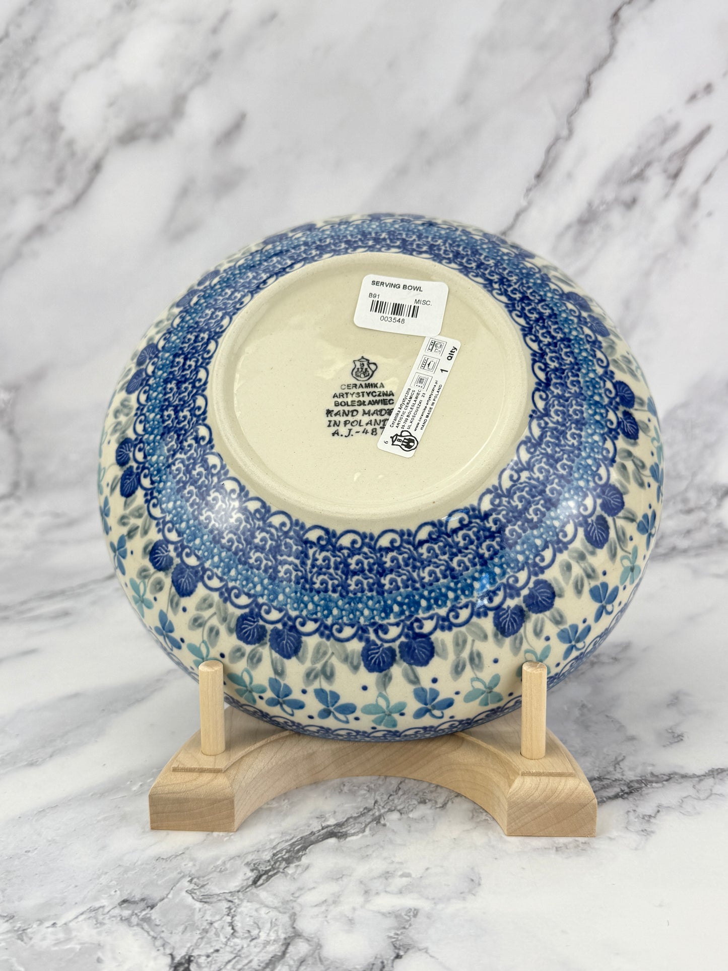 8.5" Serving Bowl - Shape B91 - Pattern 2751