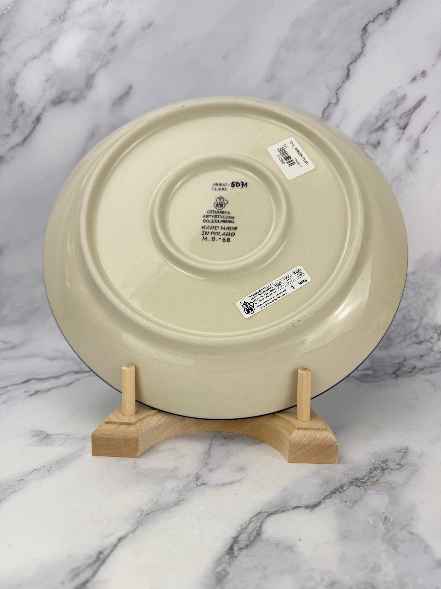 10.5" Unikat Dinner Plate - Shape 223 - Pattern U5071
