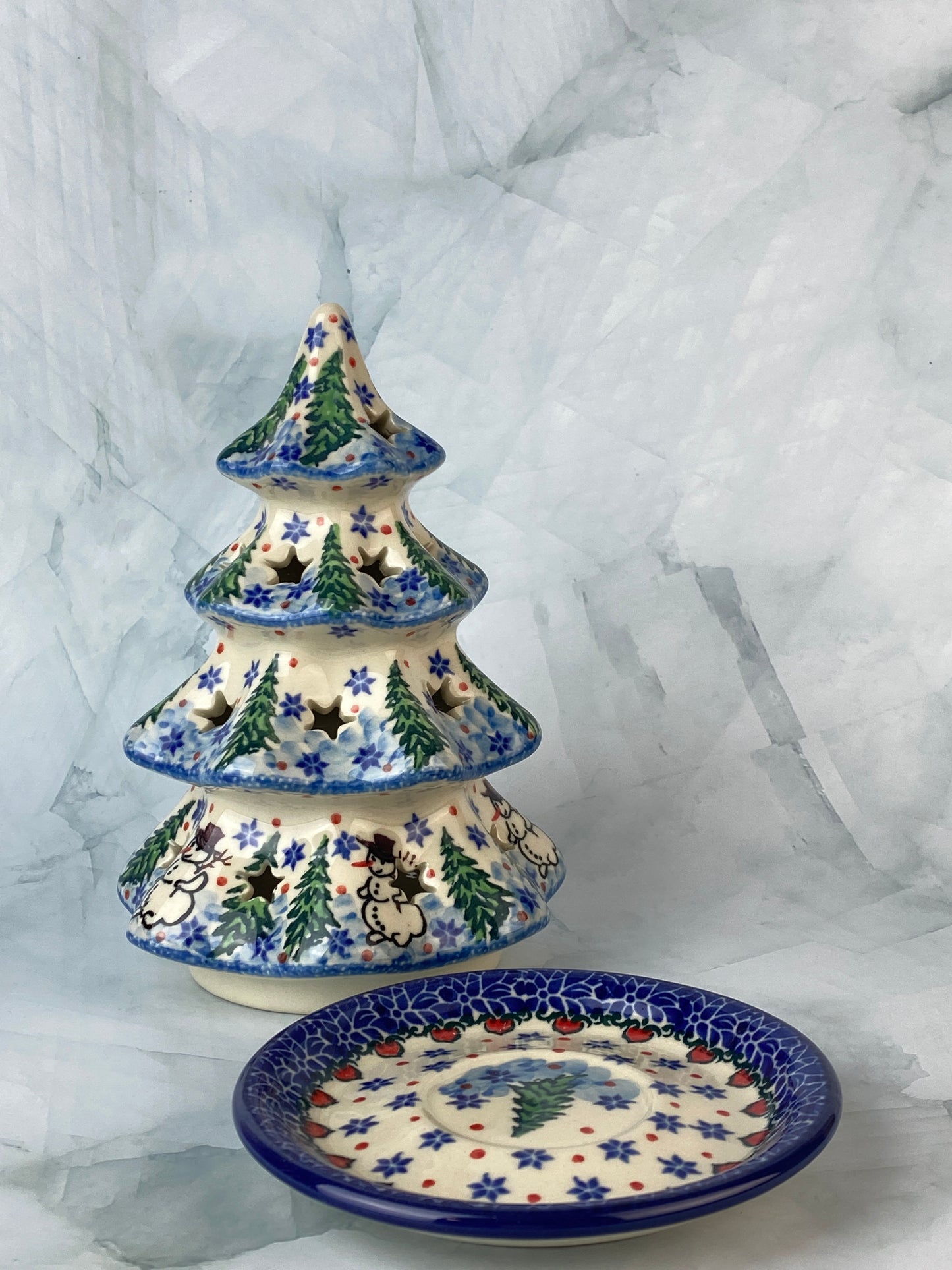 Medium Unikat Christmas Tree - Shape 513 - Pattern U4661