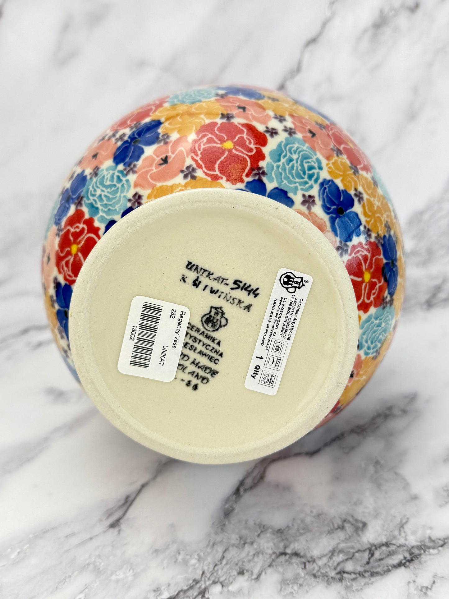 SALE Large Unikat Grecian Vase - Shape 232 - Pattern U5144