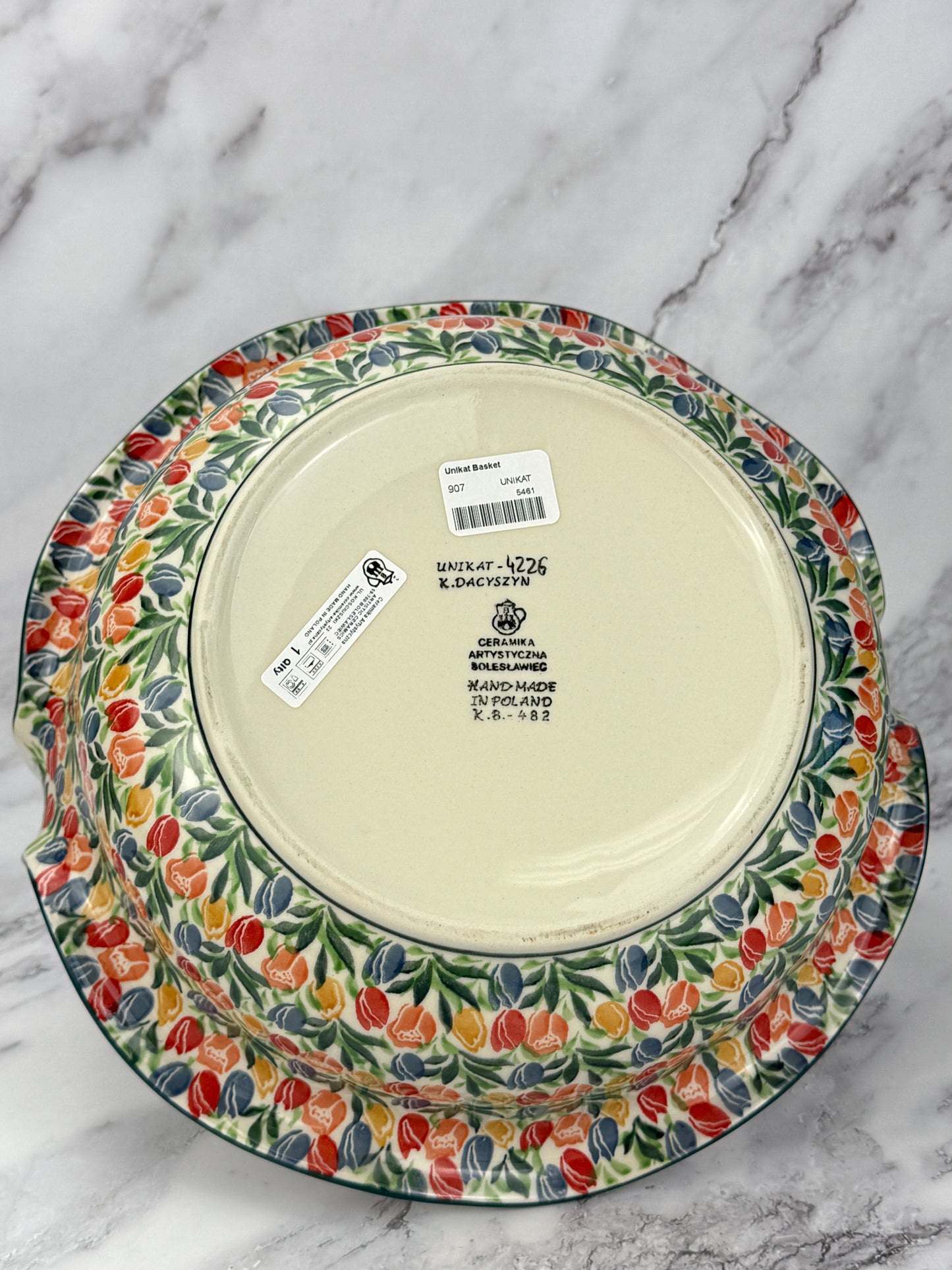 Extra Large Unikat Basket - Shape 907 - Pattern U4226