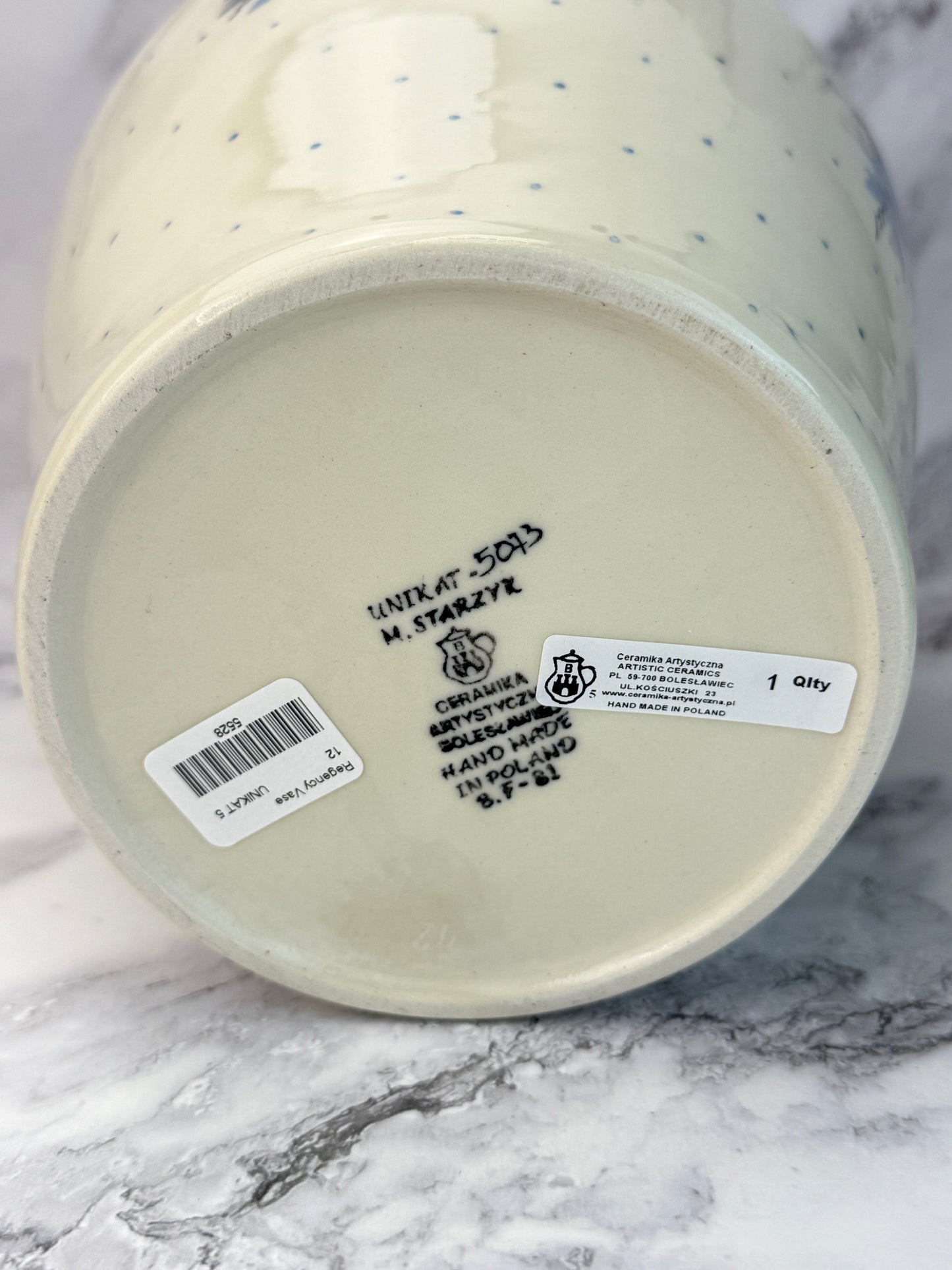 XL Unikat Vase - Shape 12 - Pattern U5073