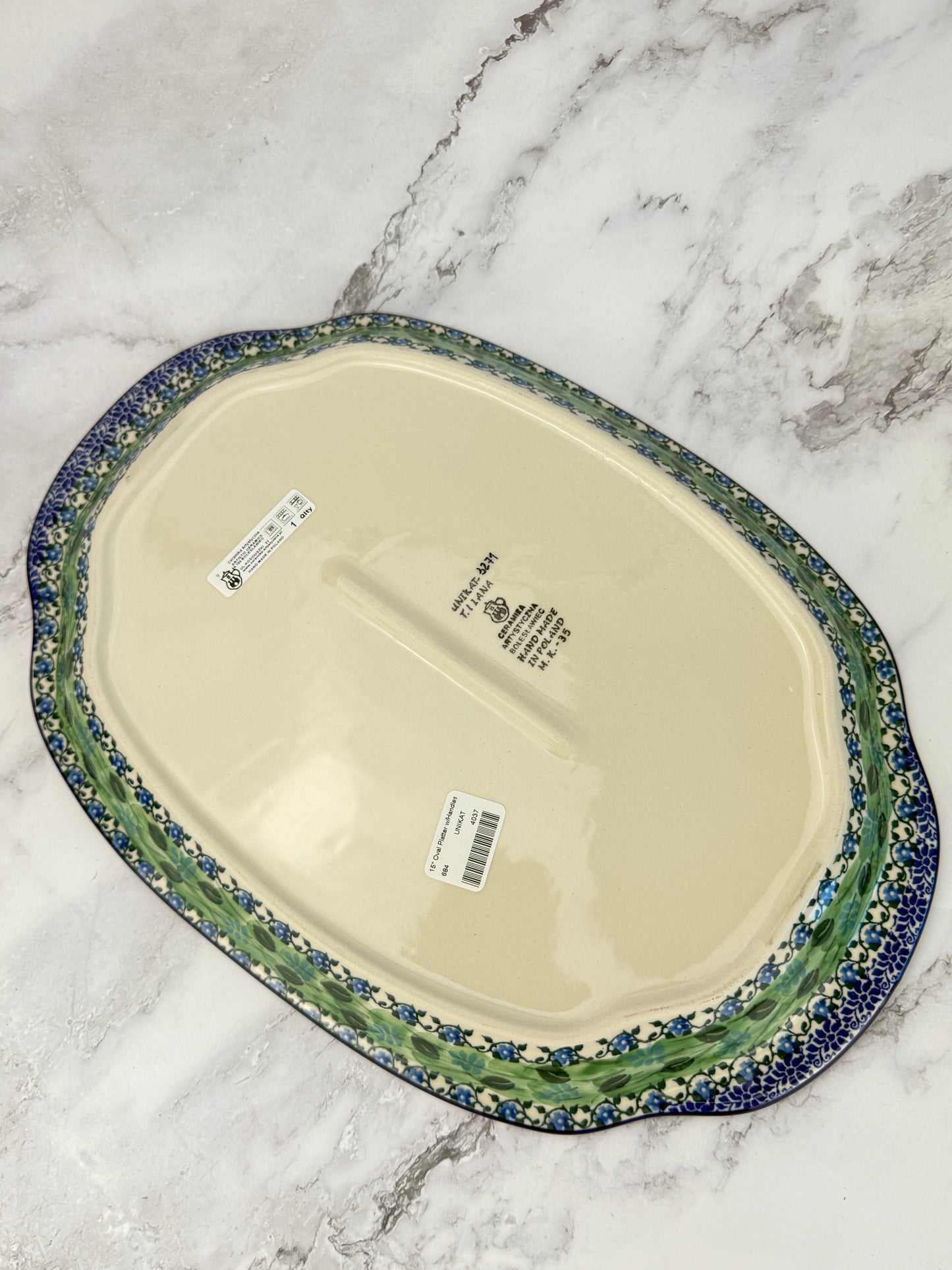 Unikat Platter With Handles - Shape 684 - Pattern U3271