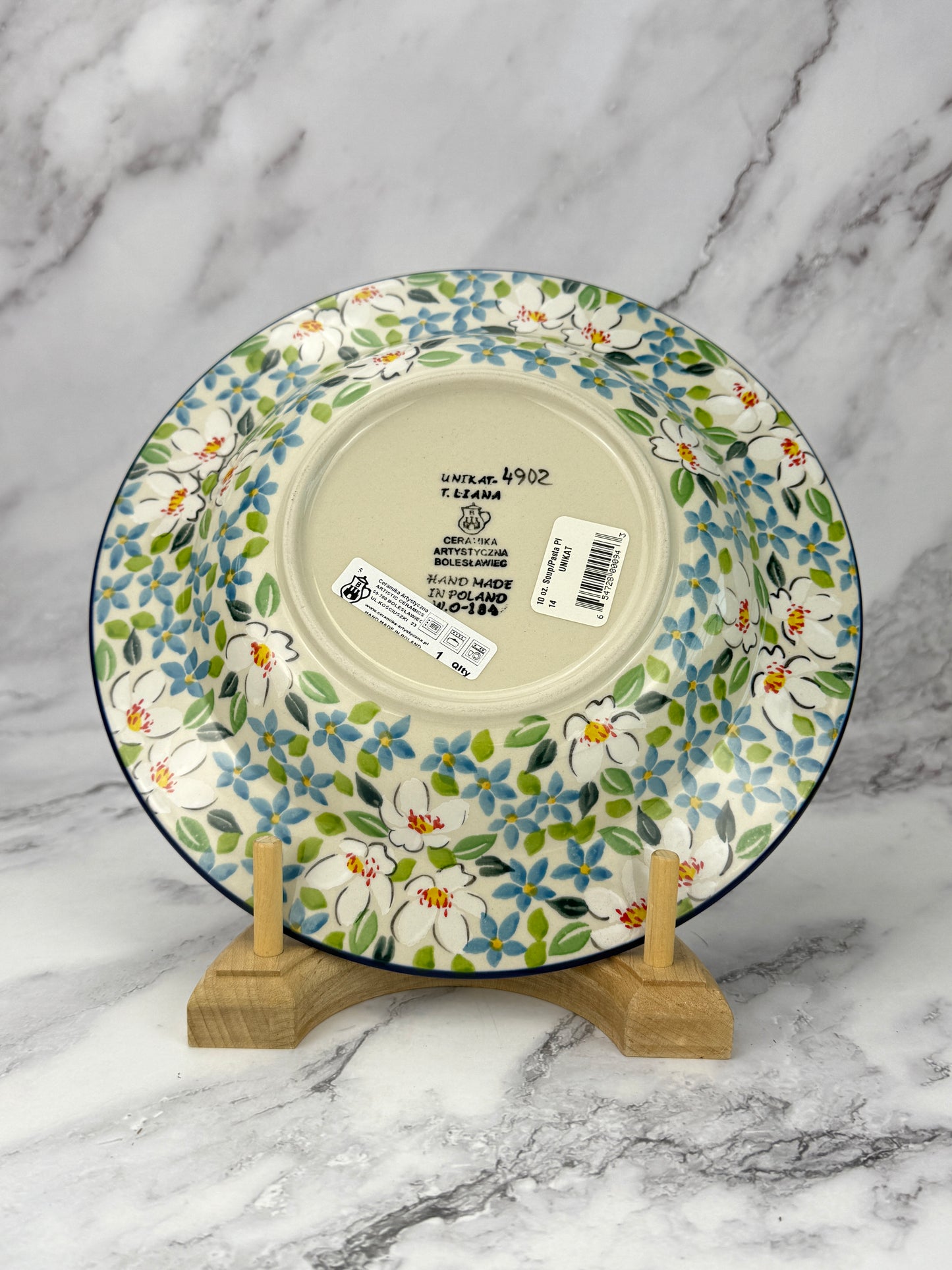 Unikat Soup / Pasta Plate - Shape 14 - Pattern U4902