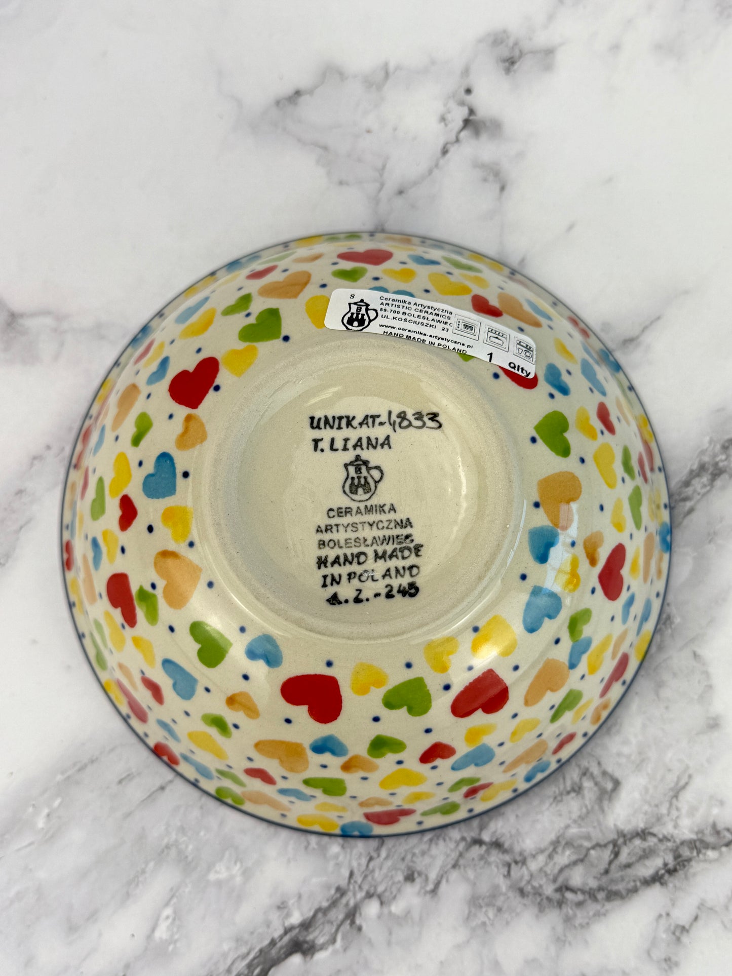 SALE Cereal / Small Serving Bowl - Shape 58 - Pattern U4833