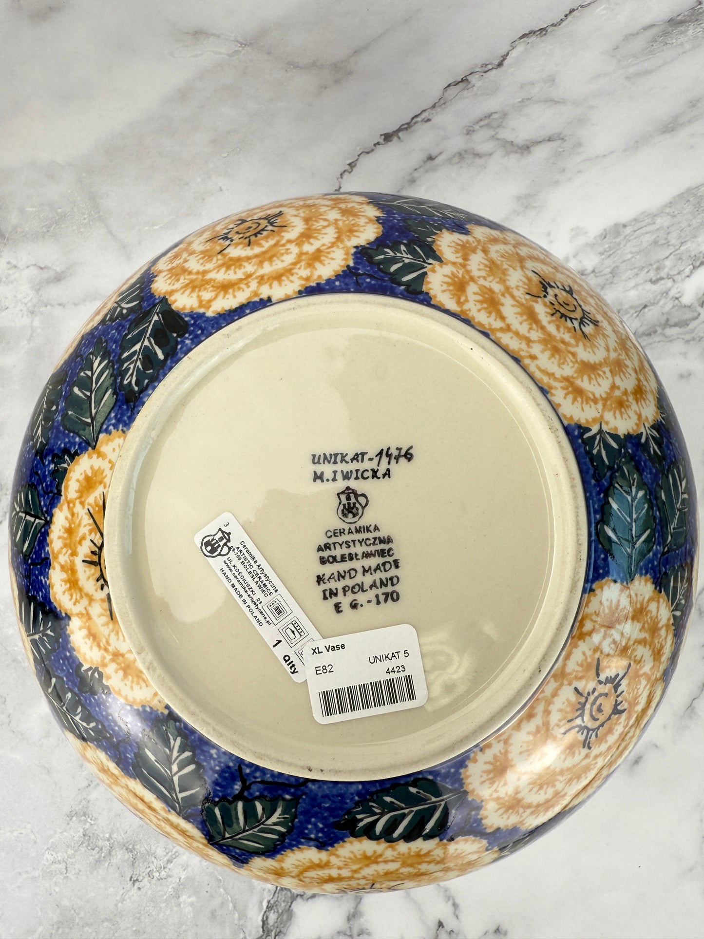 SALE XL Unikat Vase - Shape E82 - Pattern U1476