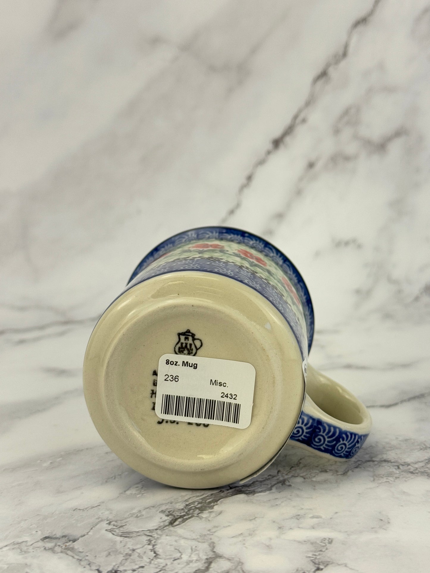 8oz Straight Mug - Shape 236 - Pattern 1916