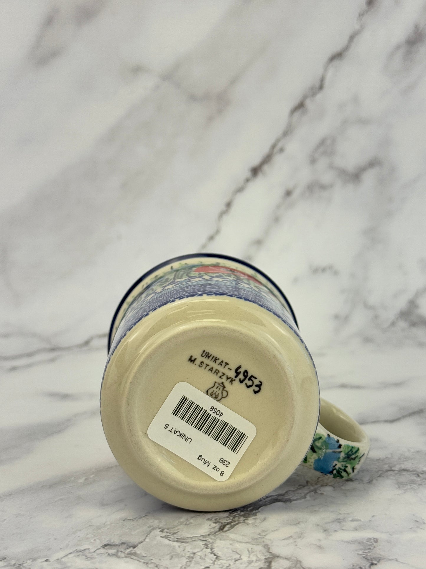 8oz Unikat Straight Mug - Shape 236 - Pattern U4953